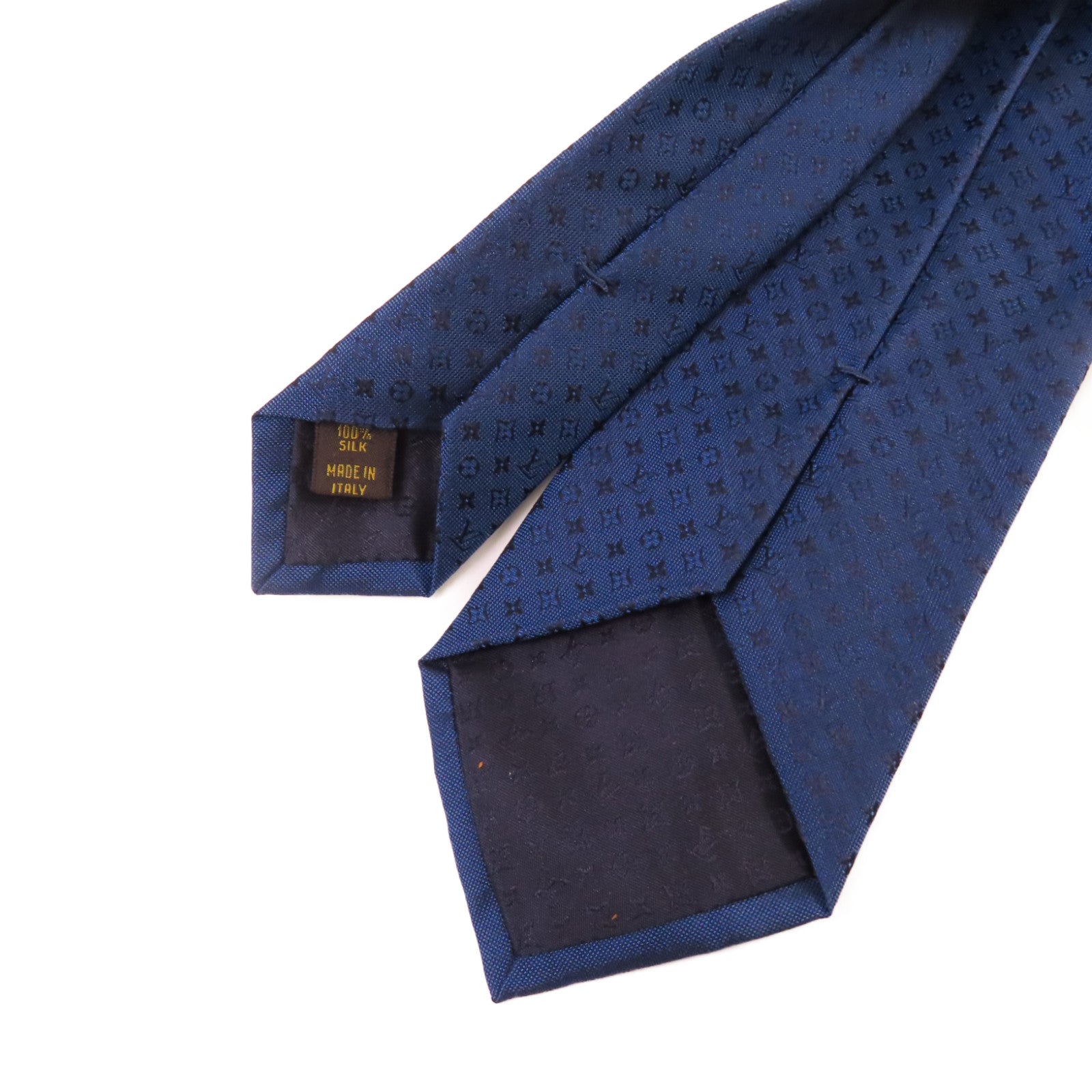 LOUIS VUITTON 絲質Necktie領帶寶藍色