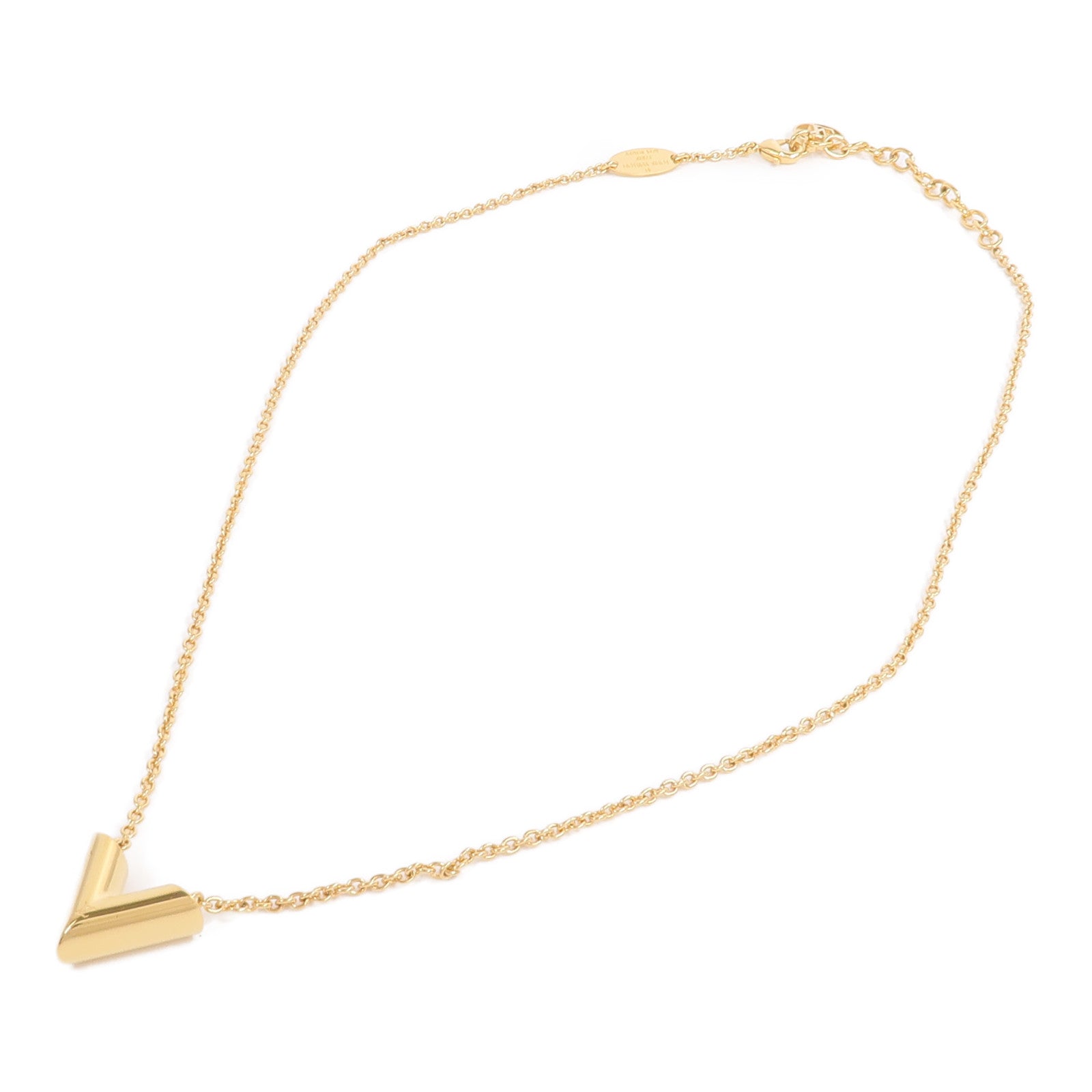 LOUIS VUITTON 金屬Essential V Necklace項鍊