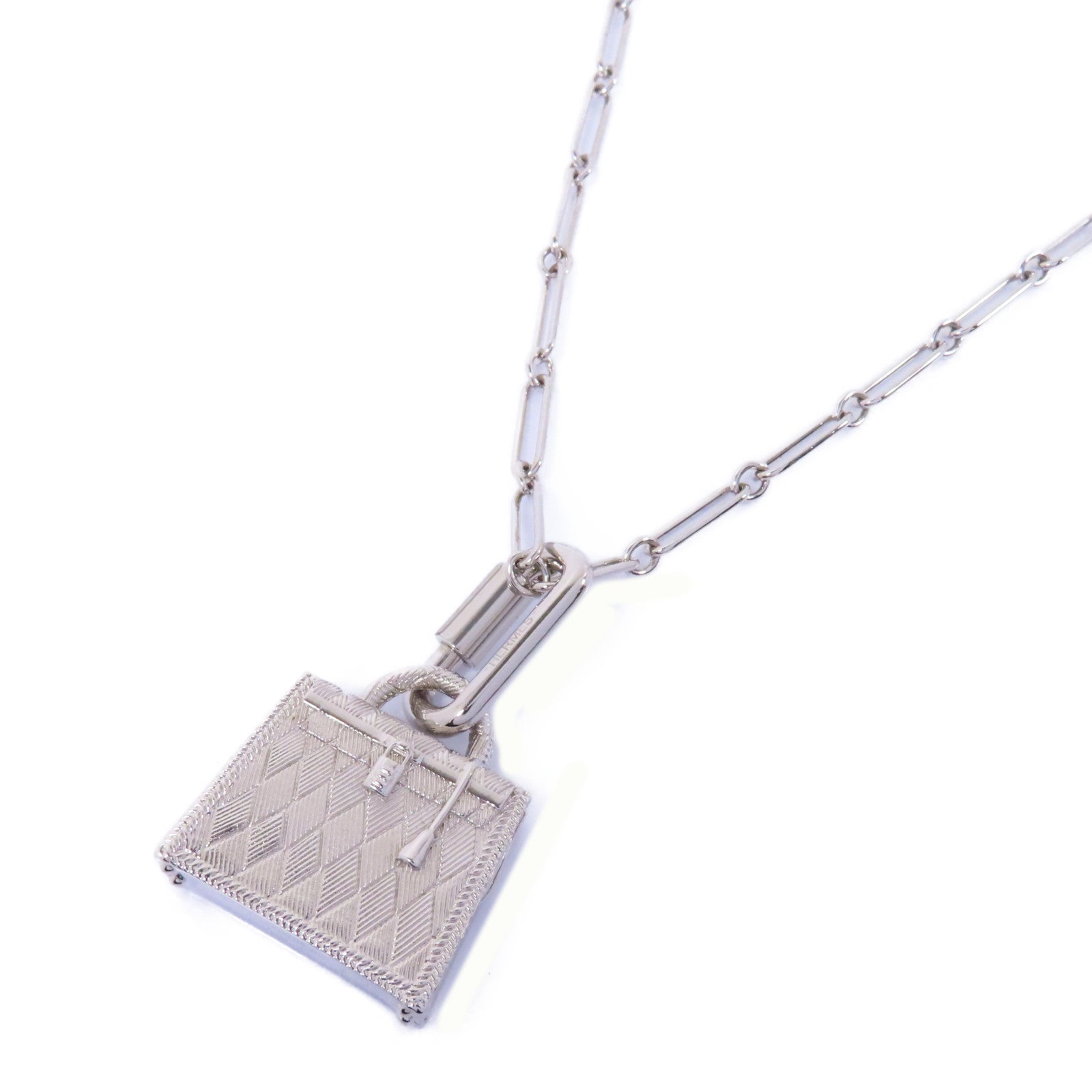 HERMES 【激減優惠】金屬Necklace項鍊銀色