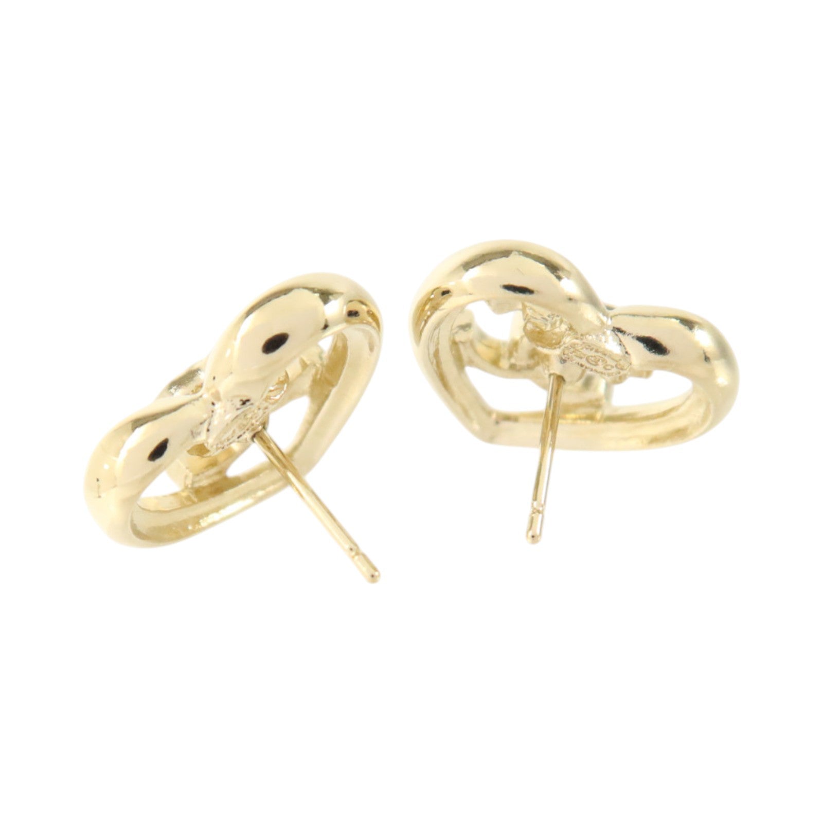 CHANEL 金屬CC Logo Heart Stud Earrings耳環