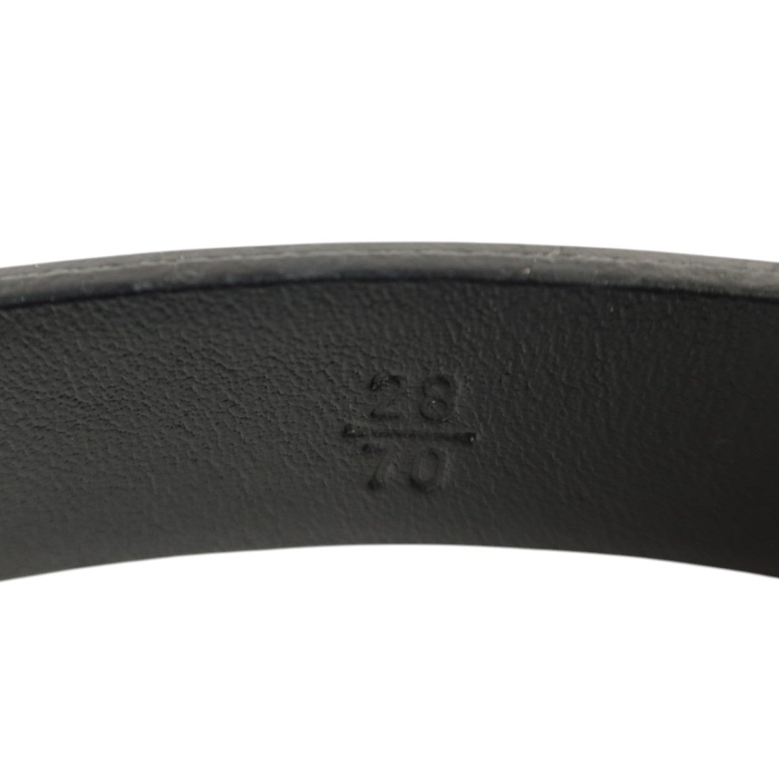 PRADA 牛皮皮革Saffiano Belt 70cm銀扣皮帶