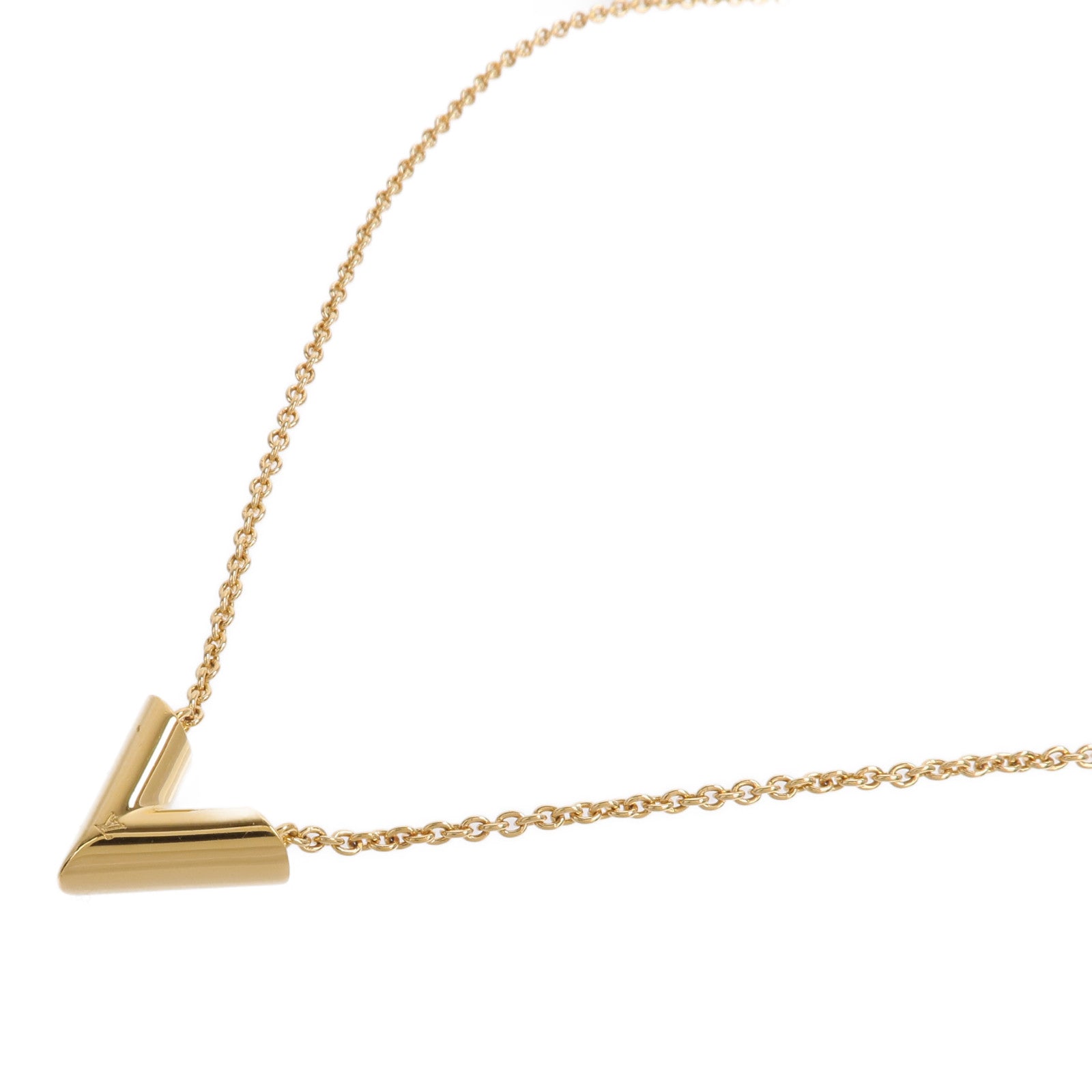 LOUIS VUITTON 金屬Essential V Necklace項鍊