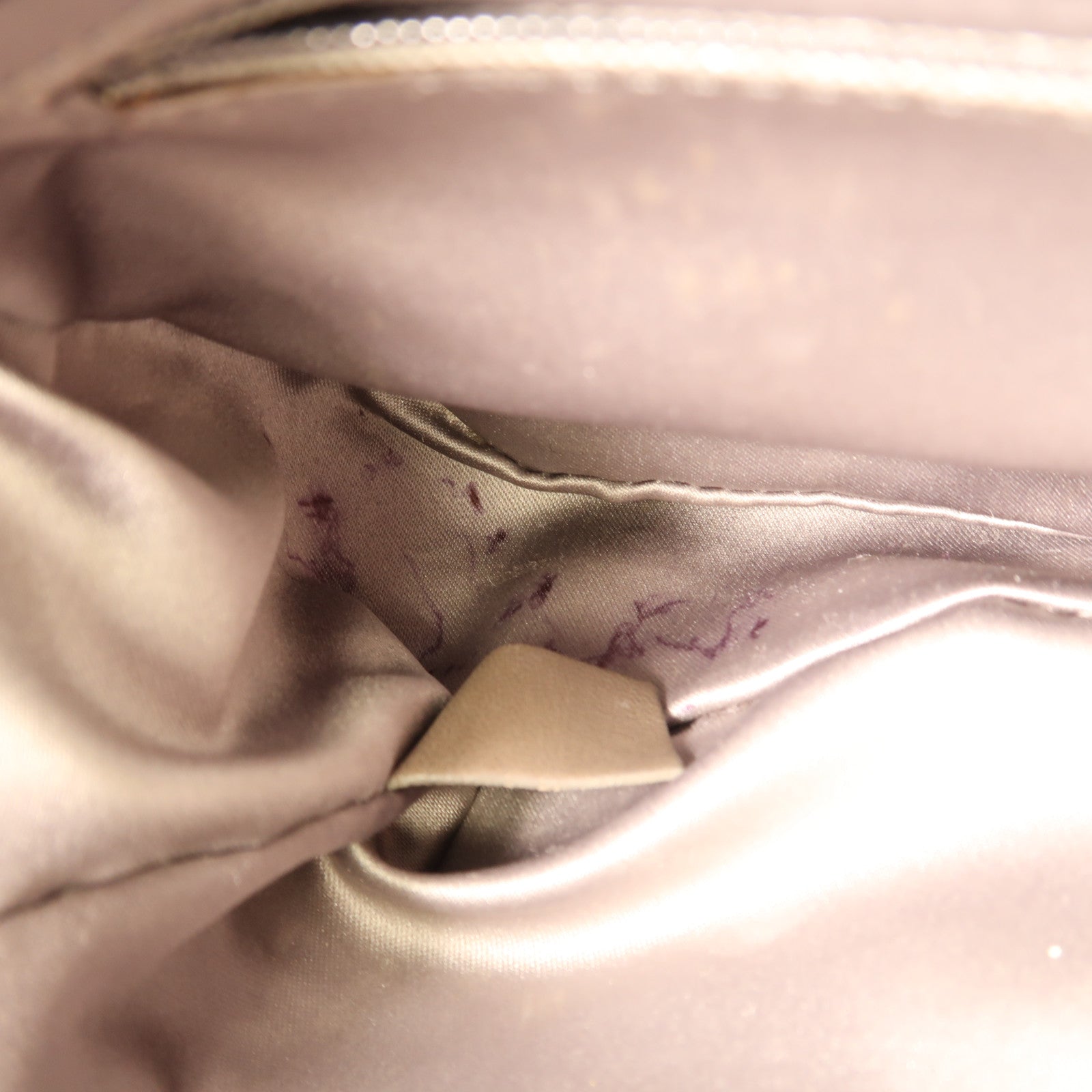 CHANEL 羊皮皮革Chain Shoulder銀扣鏈帶肩背袋