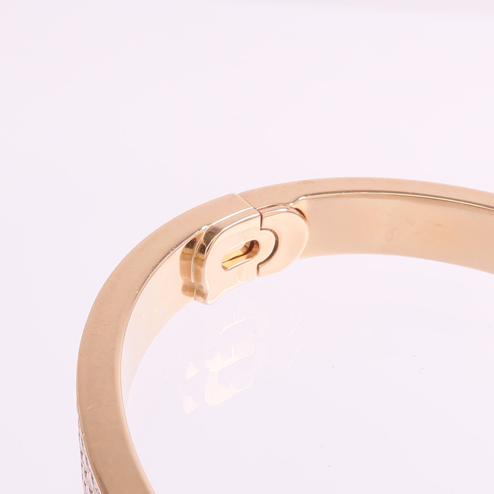 CARTIER 【激減優惠】18K玫瑰金Love Bracelet Full Diamonds鑽石手鐲Cartier#16
