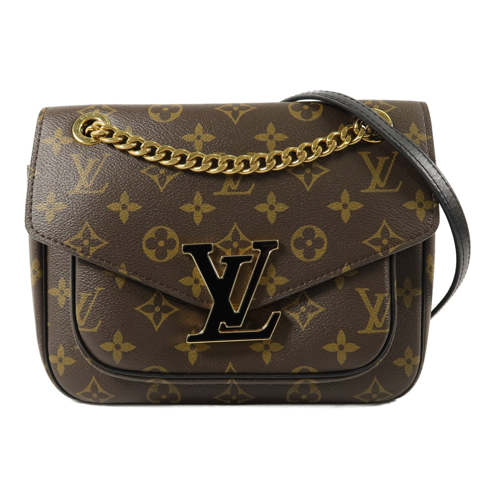 LOUIS VUITTON Monogram Passy鏈帶肩背袋