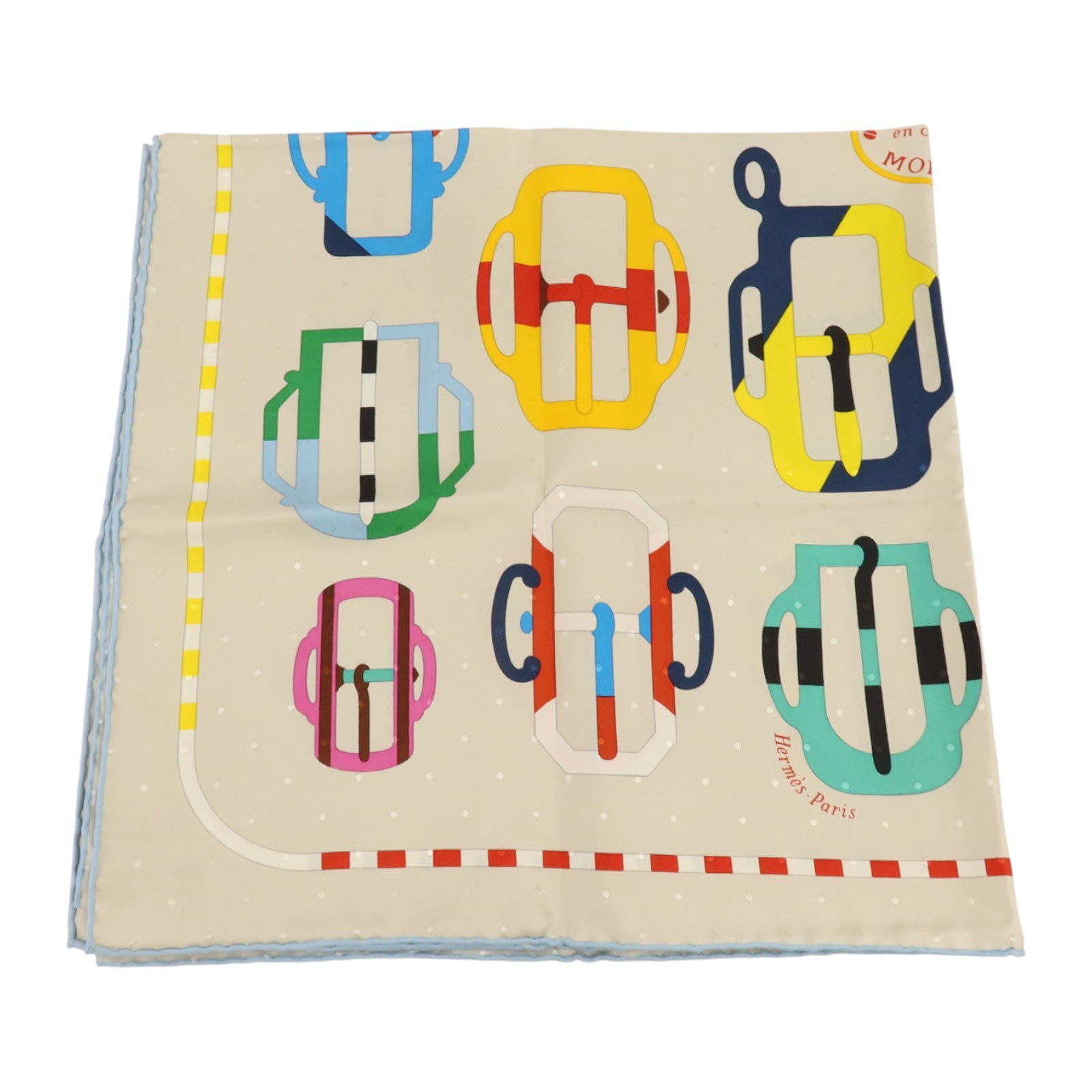 HERMES 絲質Scarf 60x60cm絲巾