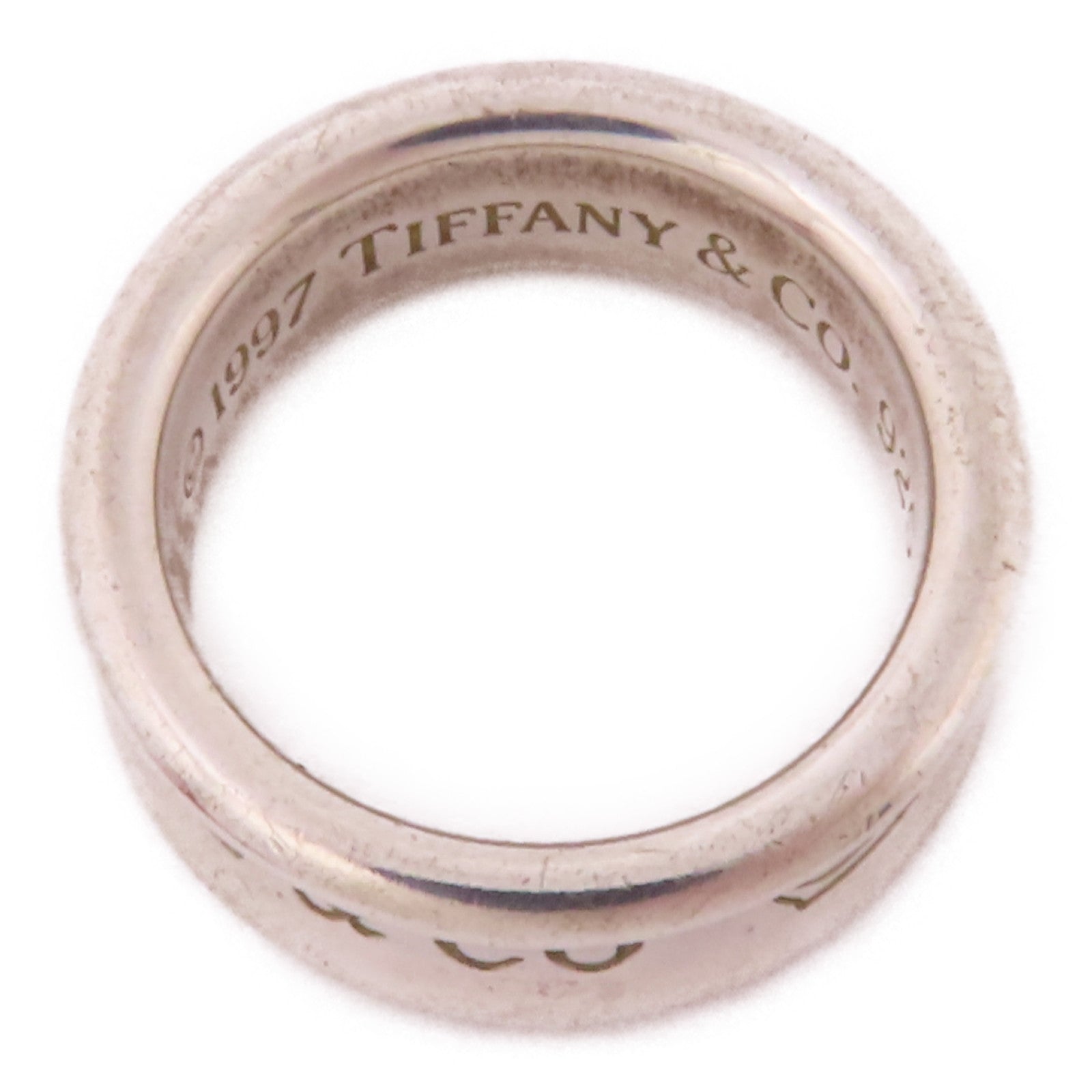 TIFFANY＆CO 925純銀1837 Ring戒指US#5.75