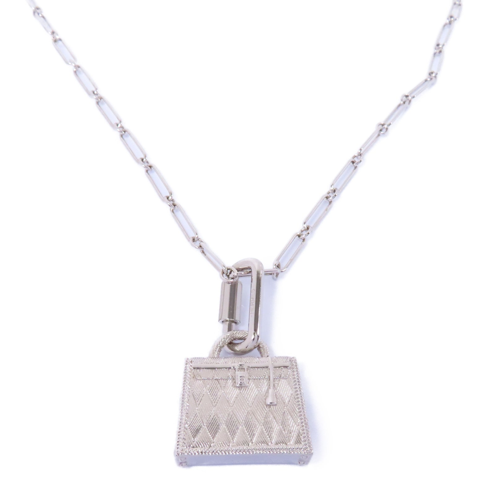 HERMES 【激減優惠】金屬Necklace項鍊銀色