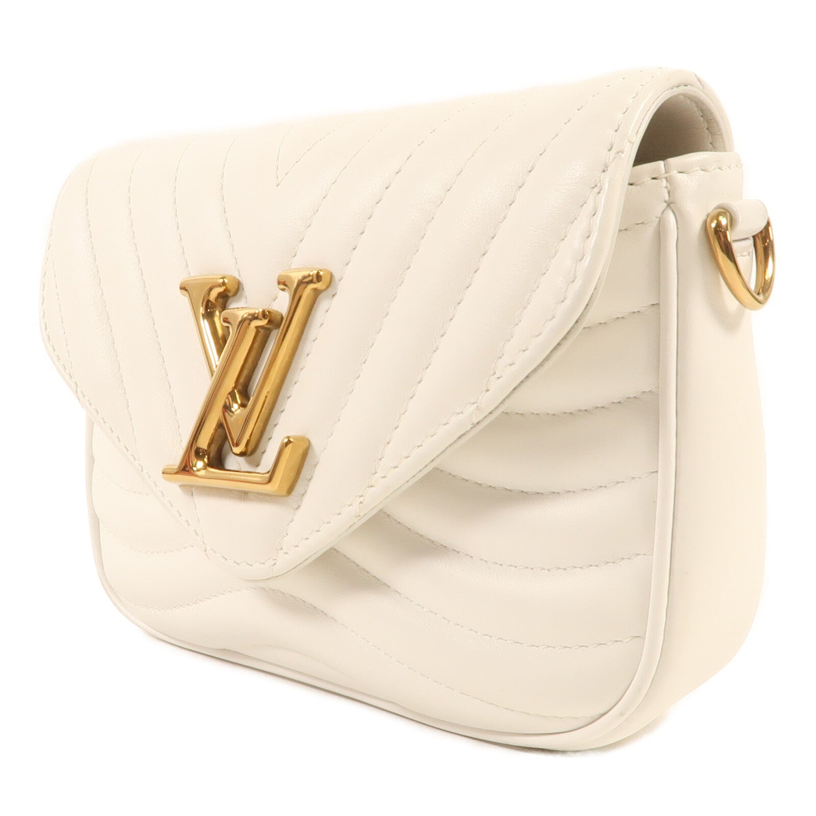 LOUIS VUITTON 【激減優惠】牛皮皮革New Wave Multi Pochette金扣肩背袋