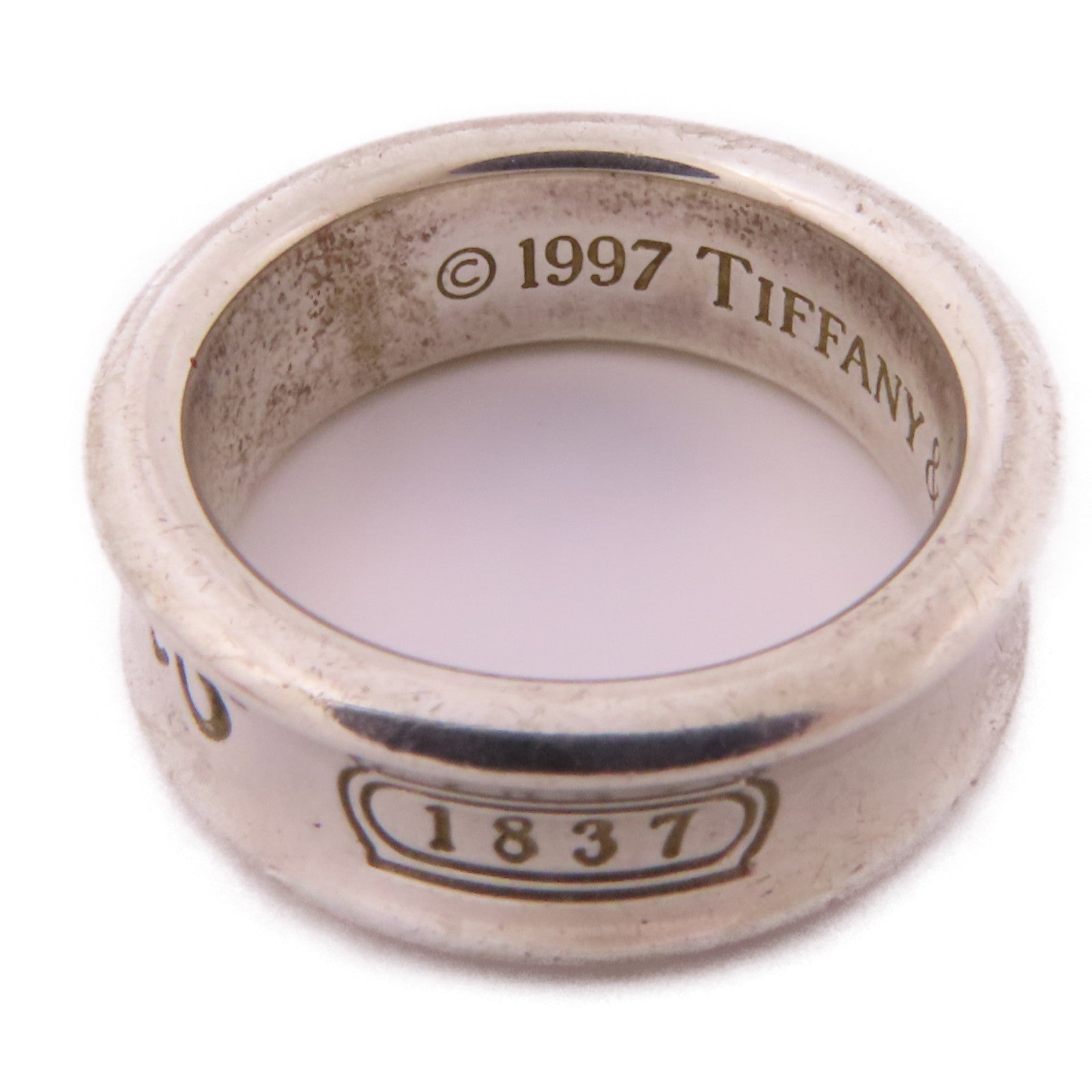 TIFFANY＆CO 925純銀1837 Ring戒指US#5.75