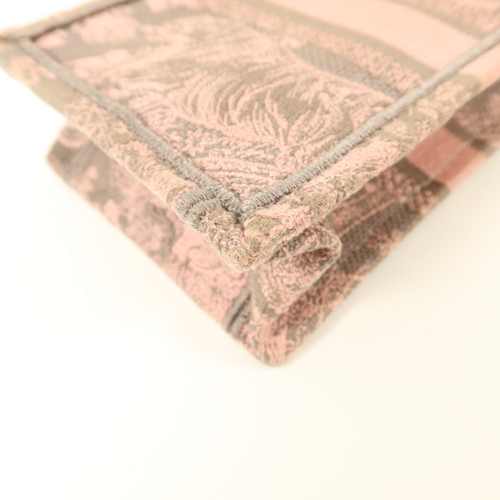 Dior 帆布Mini Vertical Book Tote金扣手挽肩背兩用袋