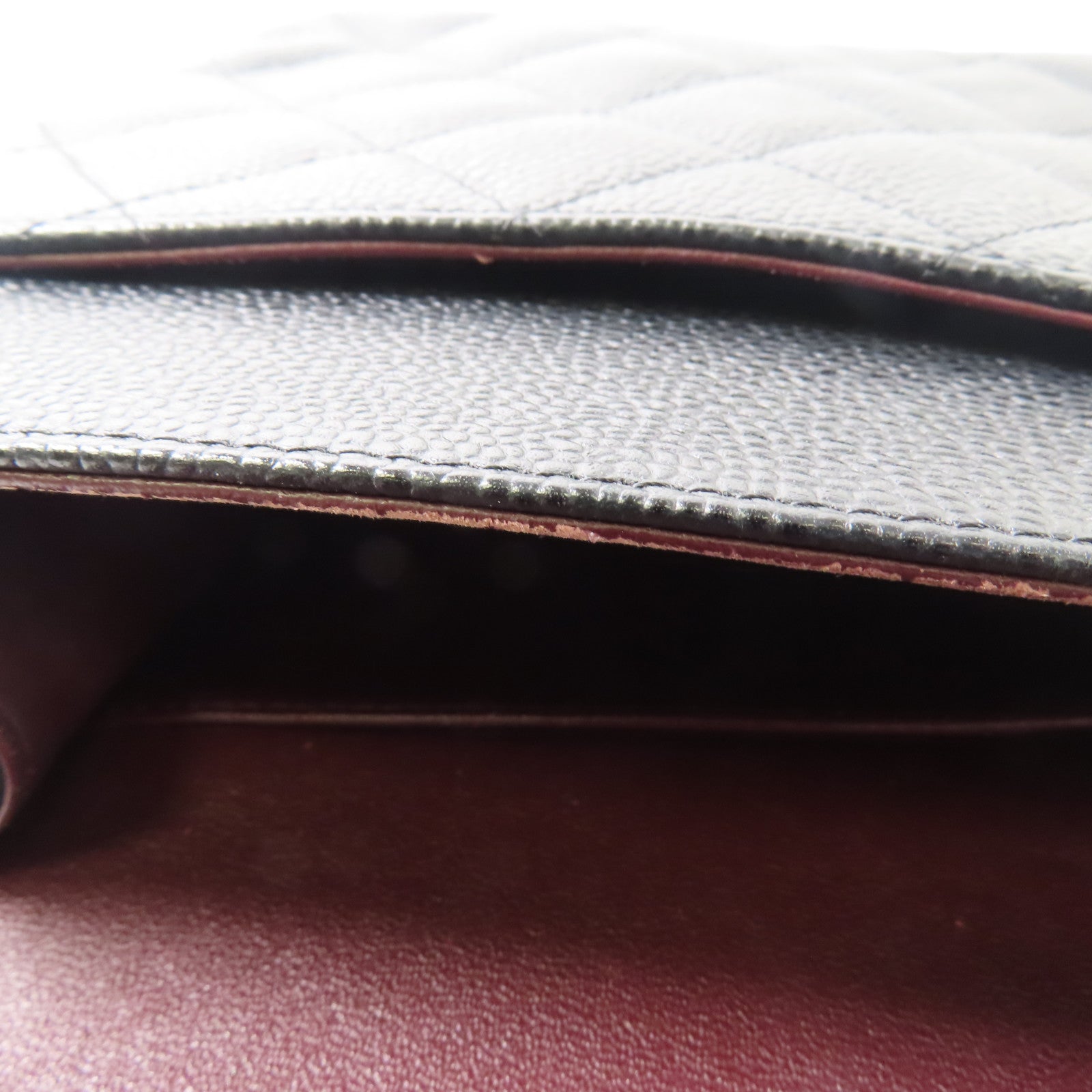 CHANEL CC SHW Large Classic Shoulder Bag A58600 Calfskin Leather