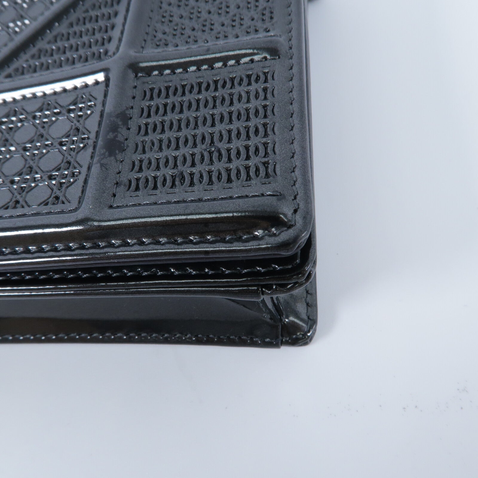 Dior 漆皮皮革Diorama Wallet On Chain鏈帶肩背袋