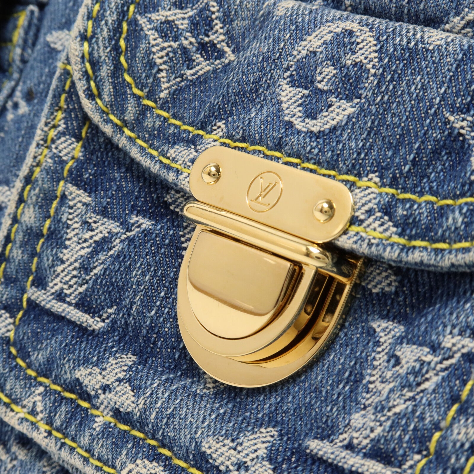 LOUIS VUITTON Monogram Denim Neo Speedy手挽袋