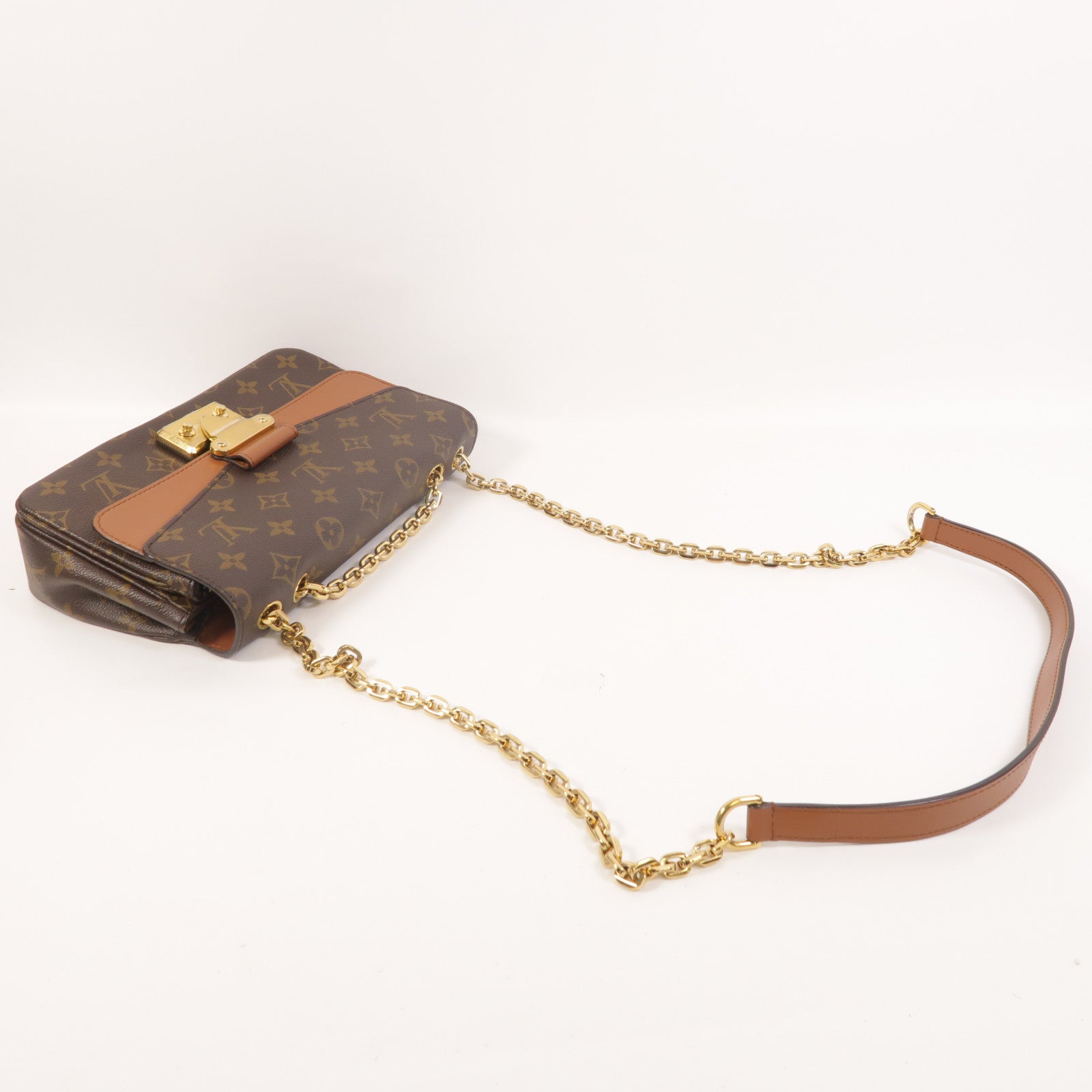 LOUIS VUITTON Monogram Marceau鏈帶肩背袋