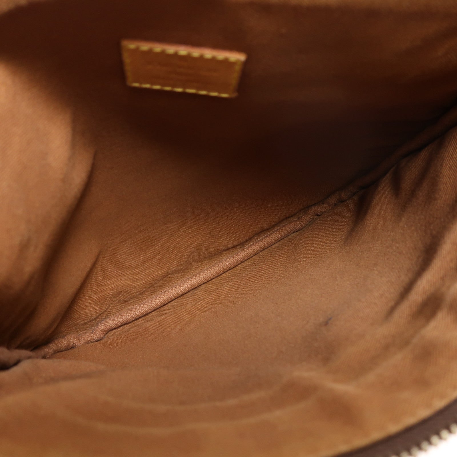 LOUIS VUITTON Monogram Pochette Bosphore金扣肩背袋棕色