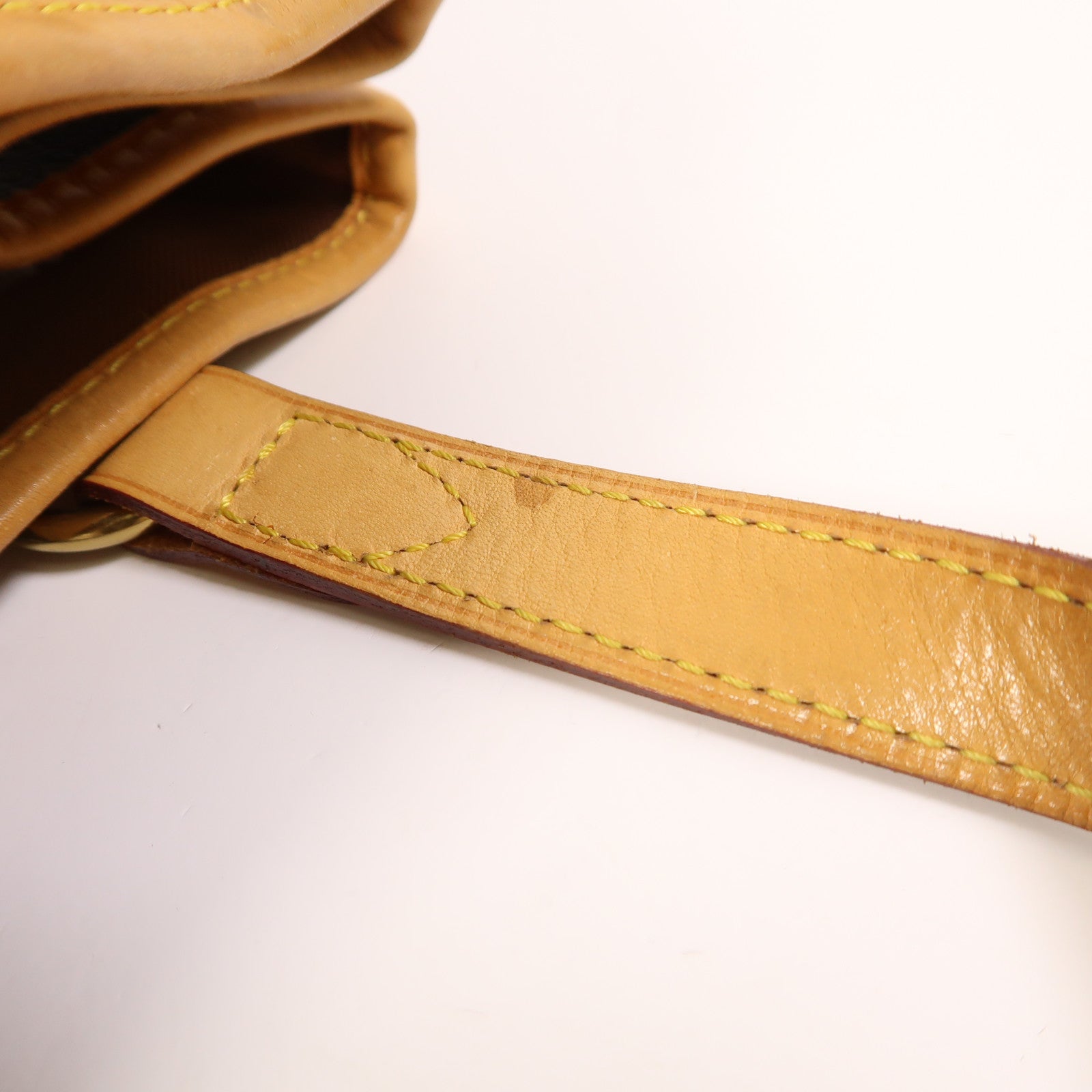 LOUIS VUITTON Monogram Batignolles金扣手挽袋棕色