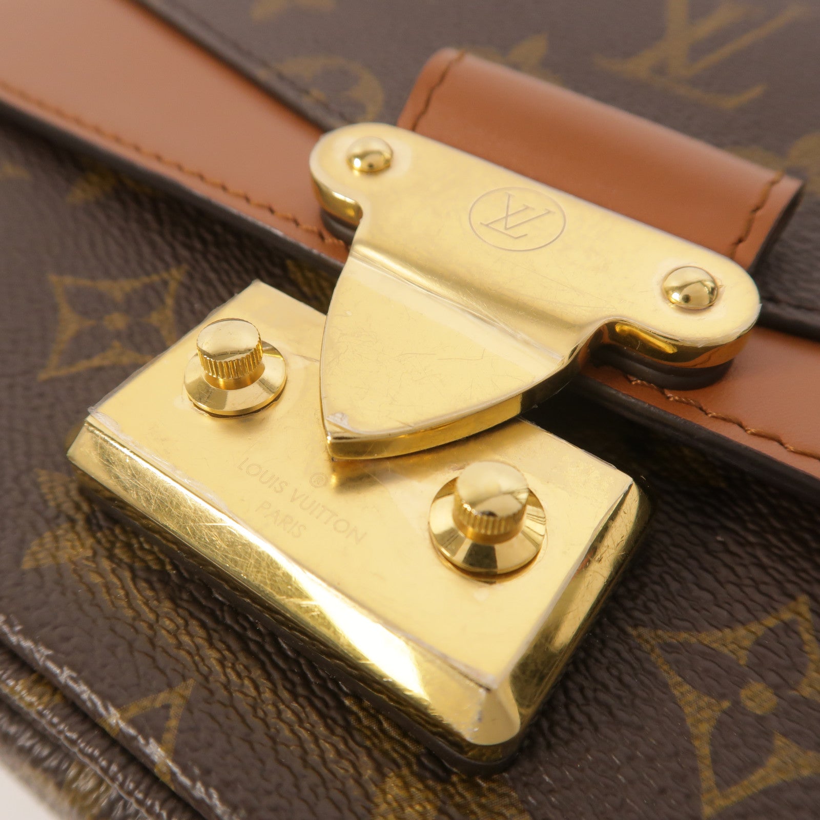 LOUIS VUITTON Monogram Marceau鏈帶肩背袋