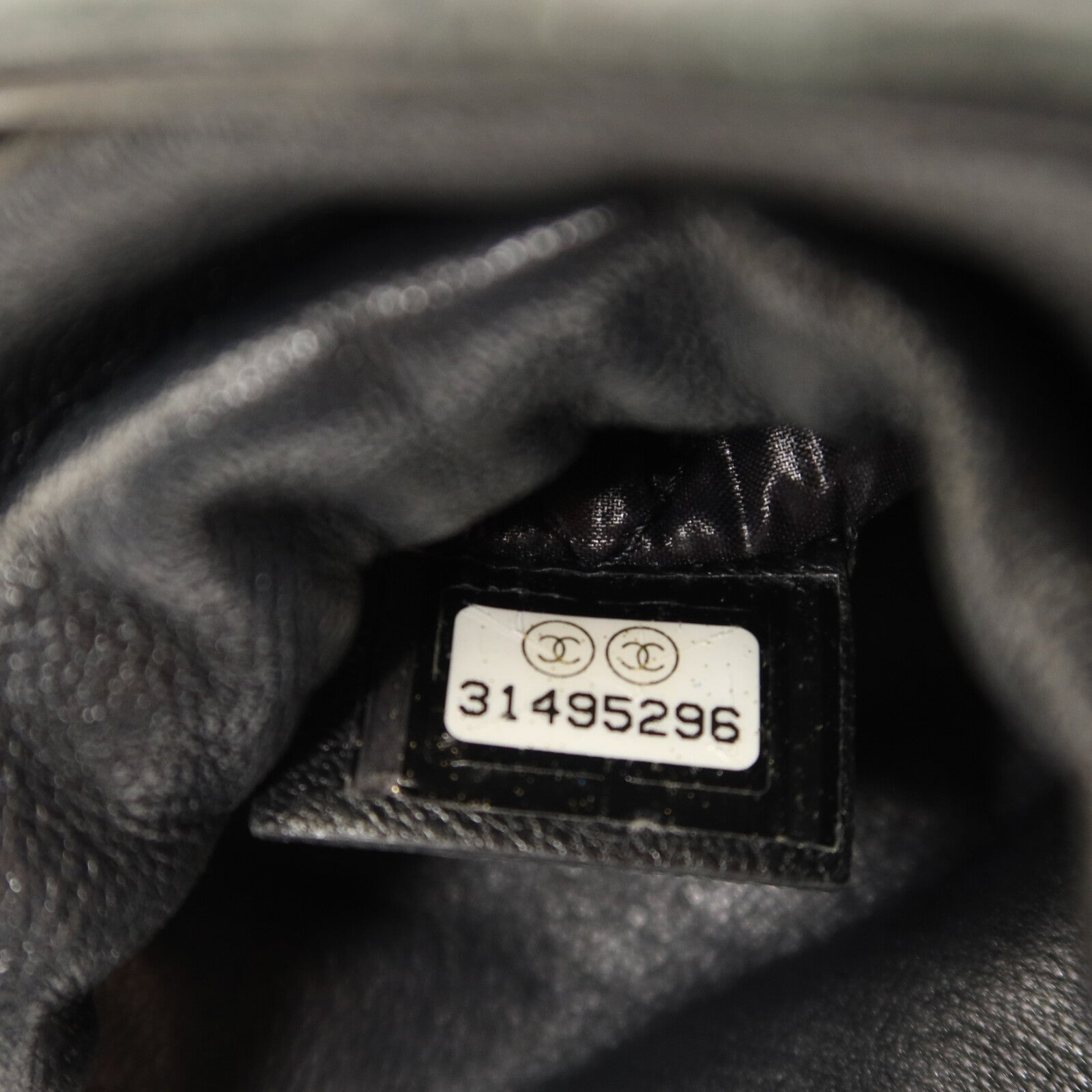 CHANEL 【激減優惠】羊皮皮革Bucket Bag金扣鏈帶肩背袋