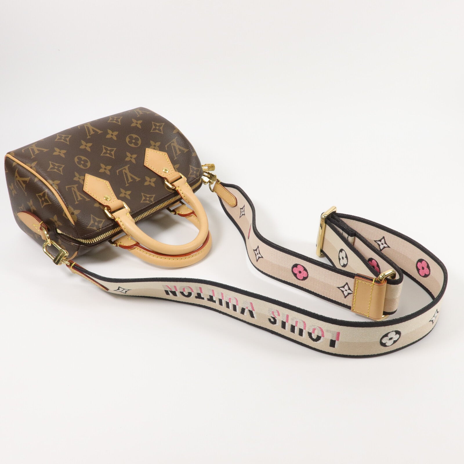 LOUIS VUITTON Monogram Speedy Bandouliere 20手挽肩背兩用袋