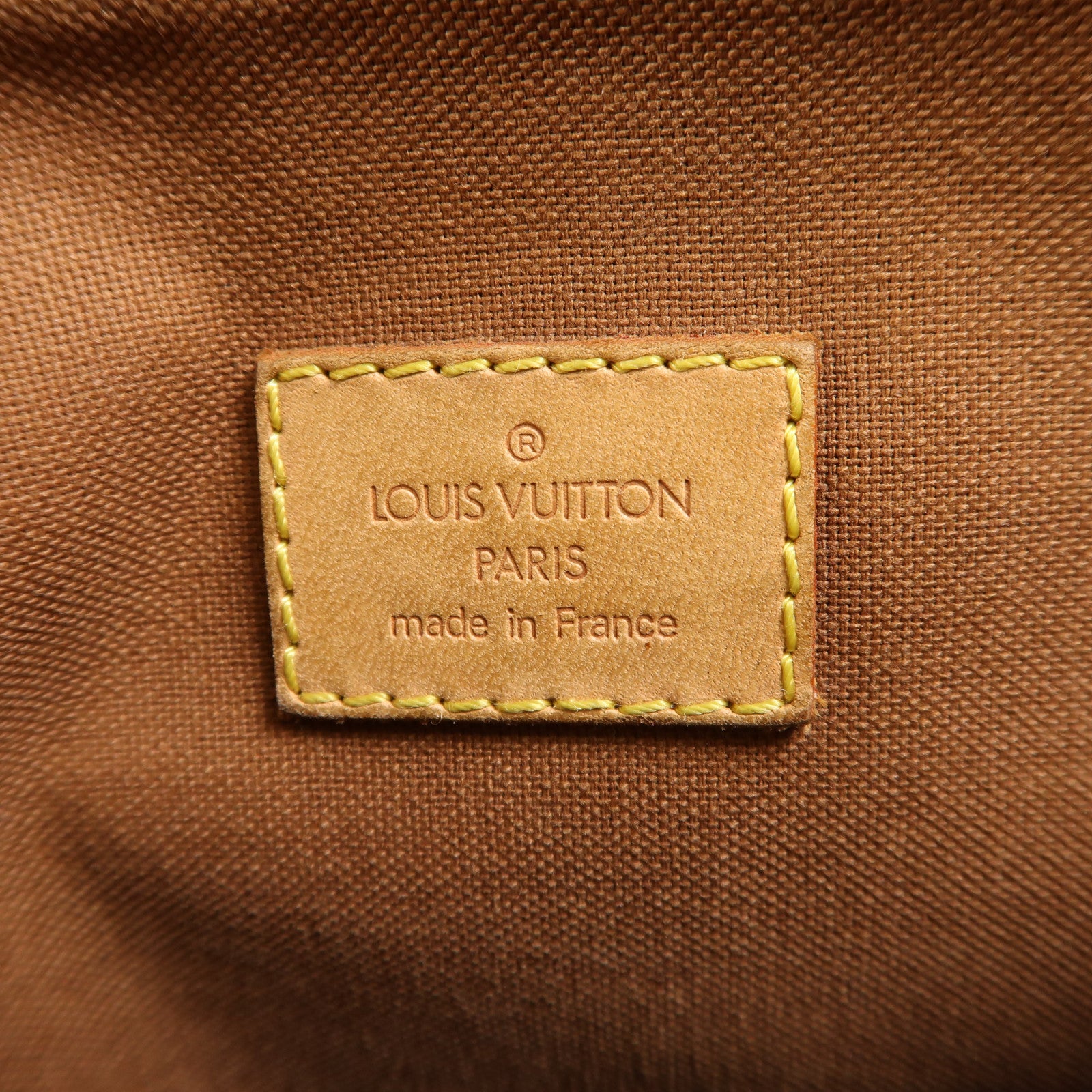 LOUIS VUITTON Monogram Pochette Bosphore金扣肩背袋棕色