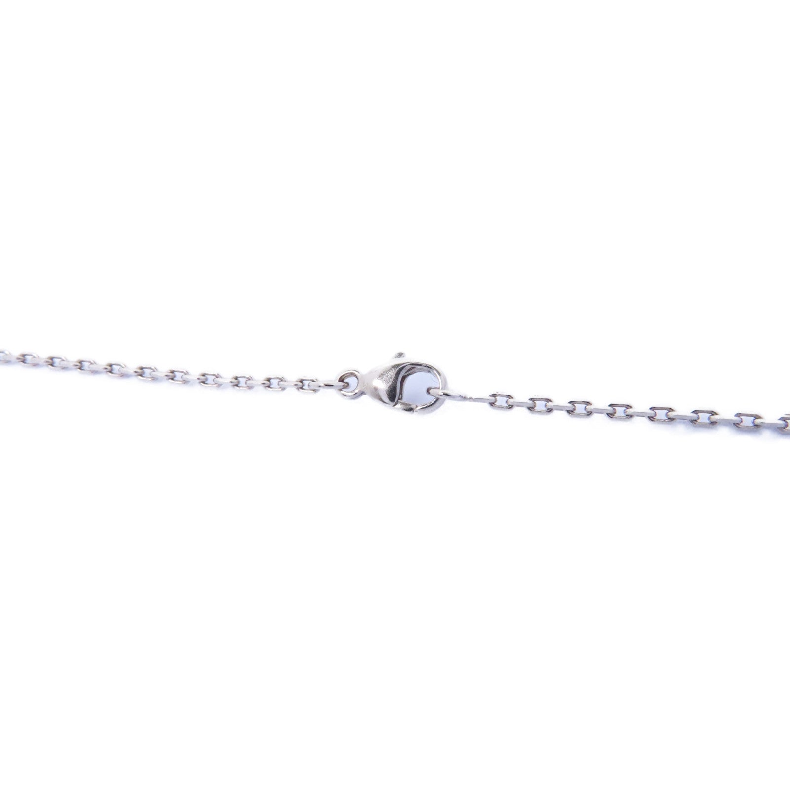 HERMES 金屬Mini Pop H Necklace項鍊白色/銀色