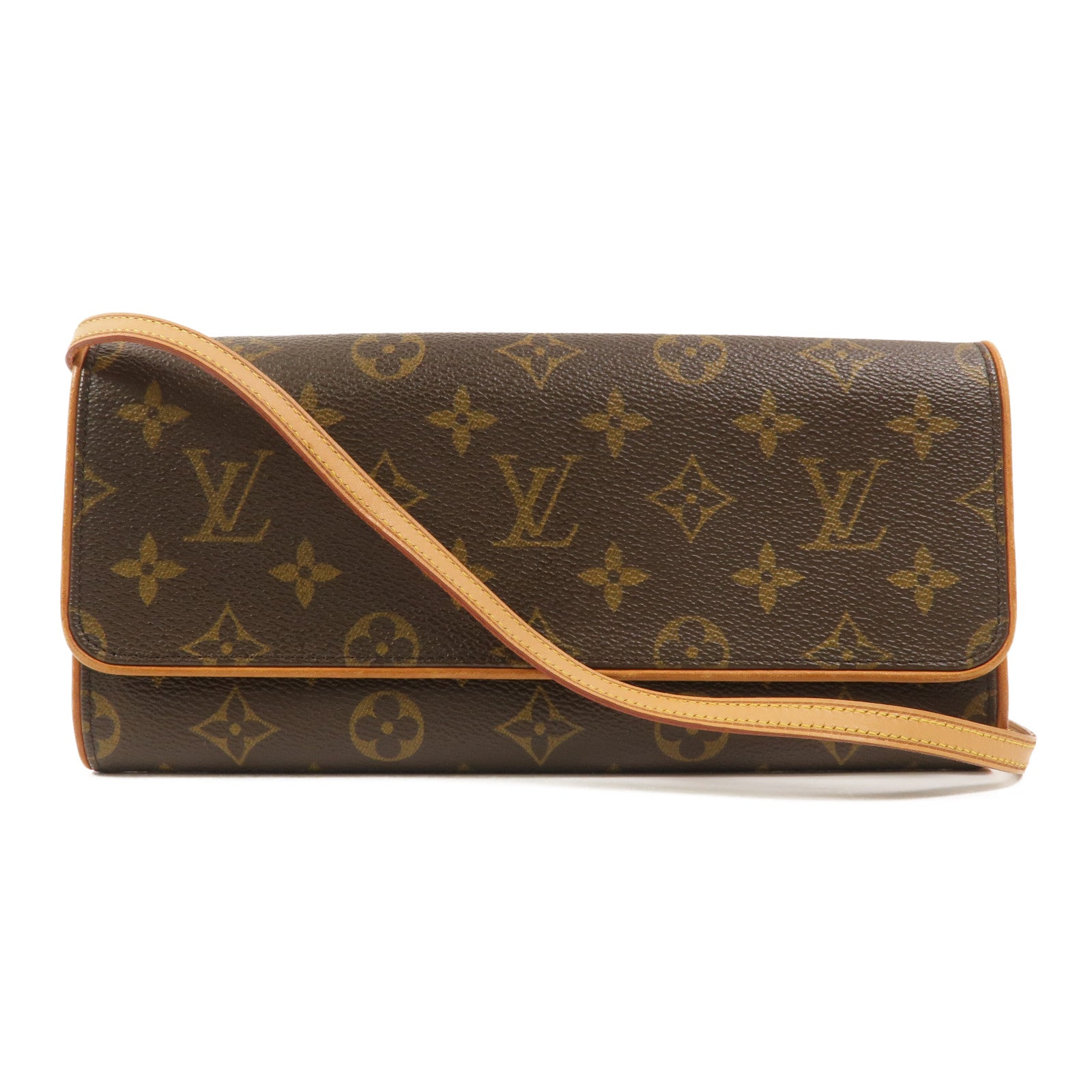 LOUIS VUITTON Monogram Pochette Twin GM肩背袋