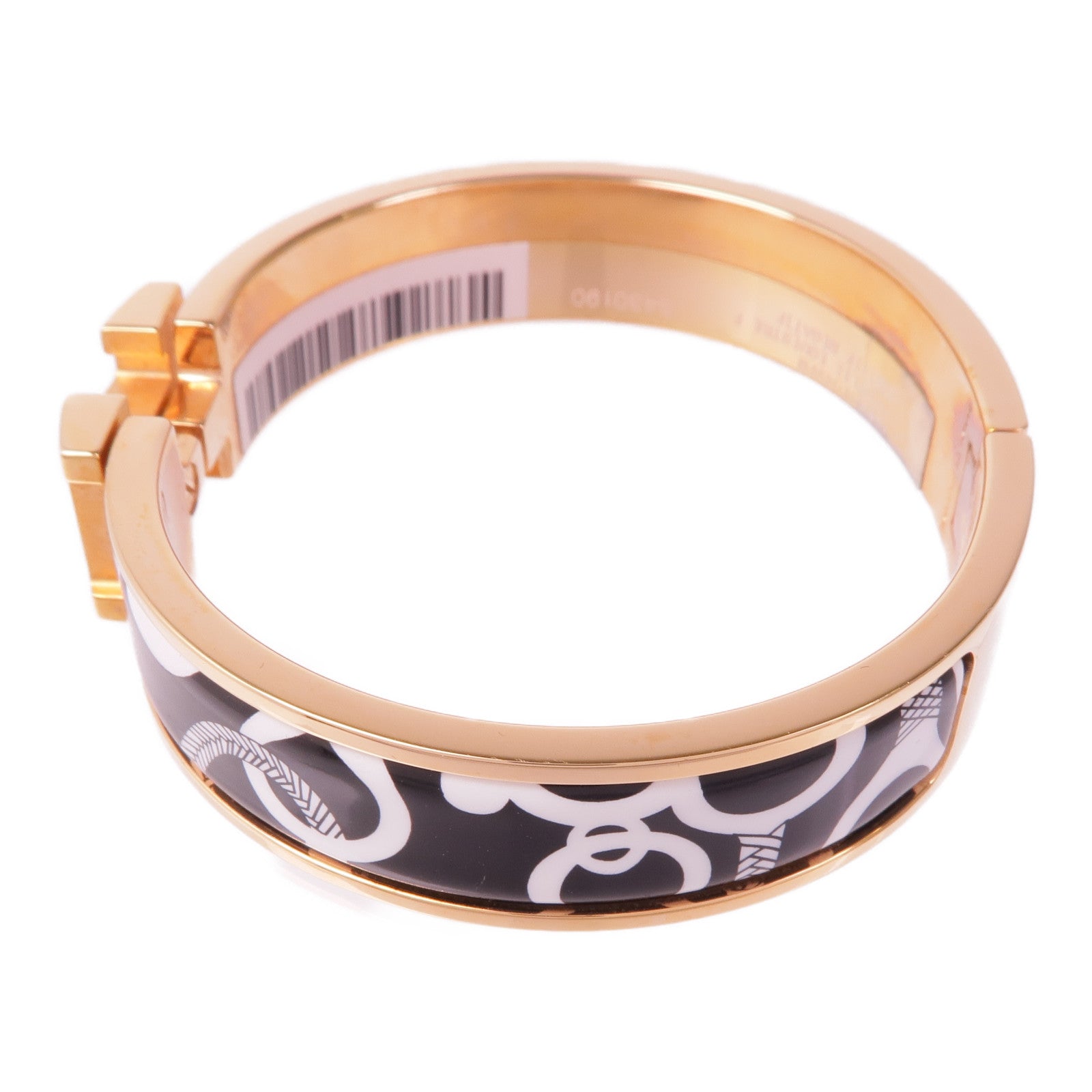 HERMES 金屬/琺瑯Clic-H Bracelet手鐲