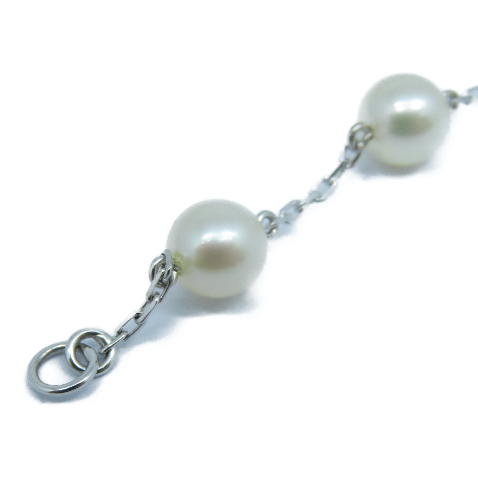 JEWELRY 【激減優惠】18K白金Pearl Bracelet珍珠手鏈銀色/白色