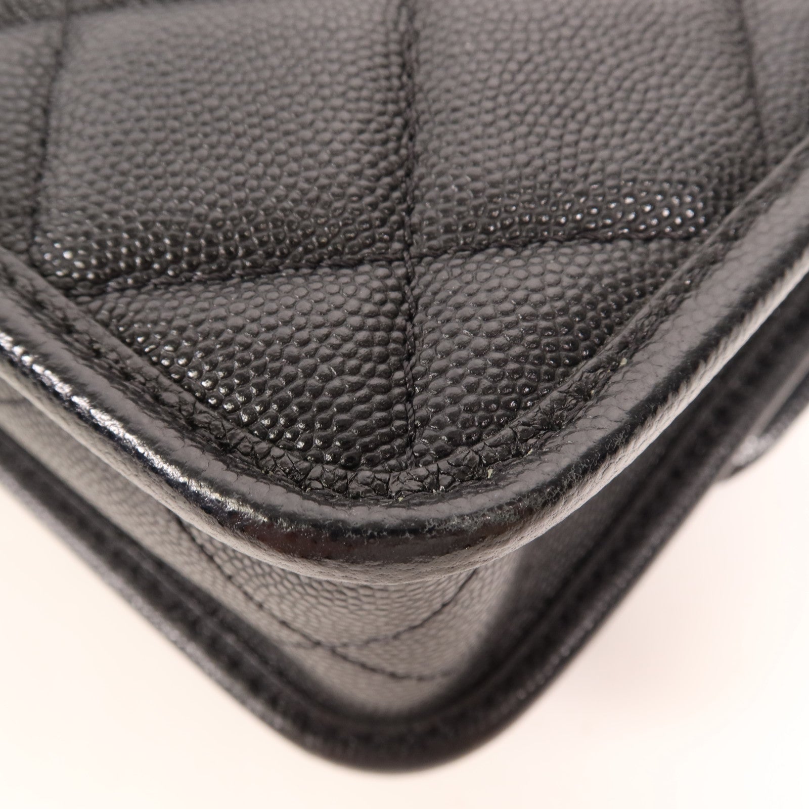 CHANEL 【激減優惠】牛皮皮革Shoulder Bag金扣手挽肩背兩用袋