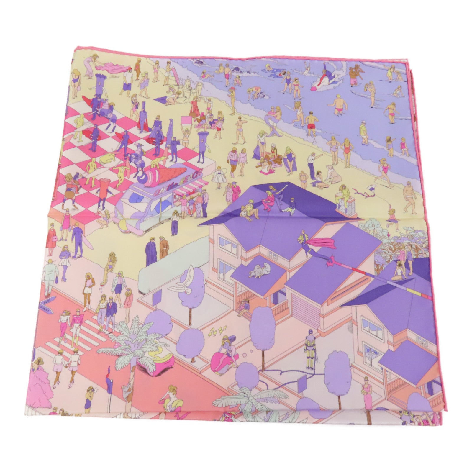 HERMES 絲質Scarf 90X90絲巾