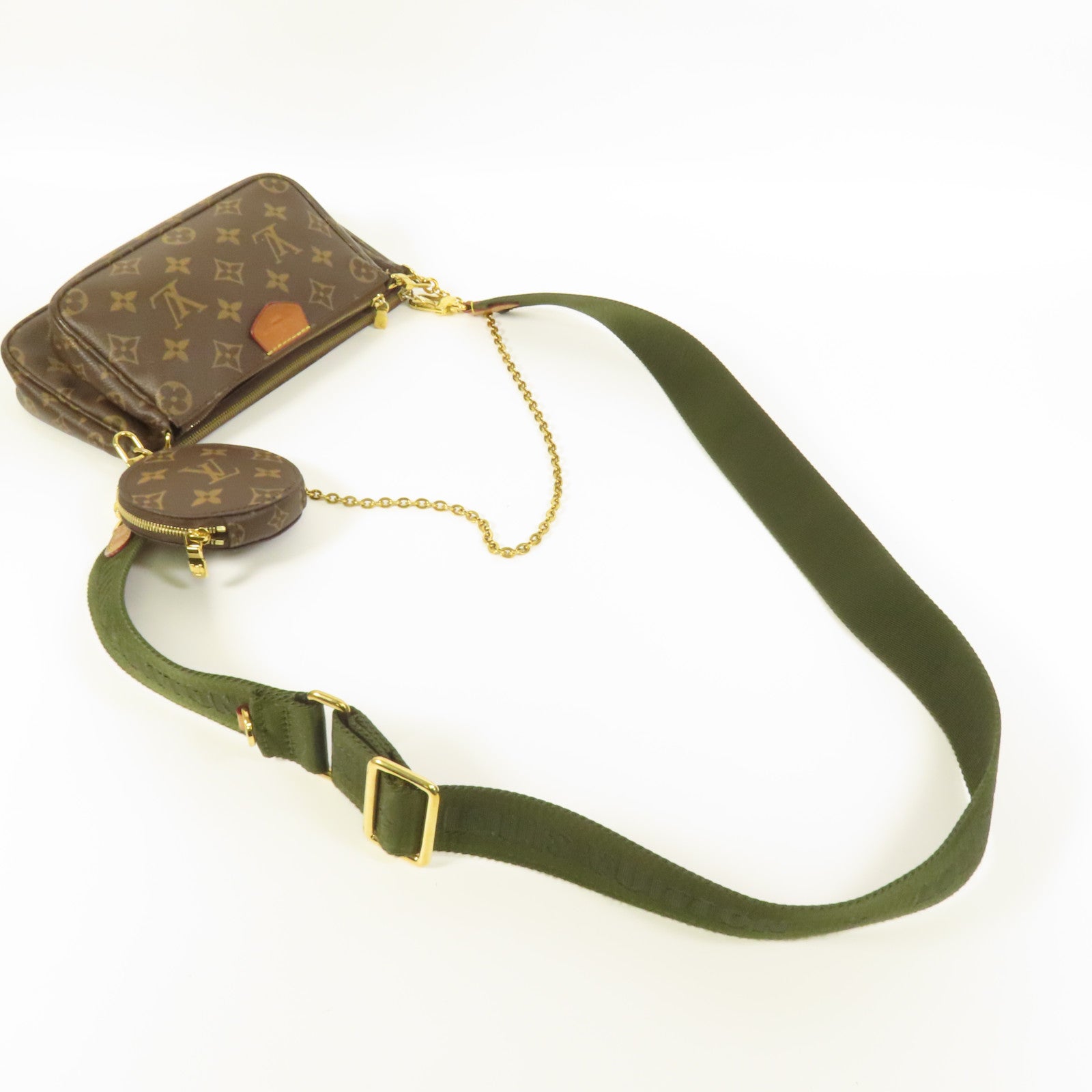 LOUIS VUITTON Monogram Multi Pochette Accessoires金扣肩背袋