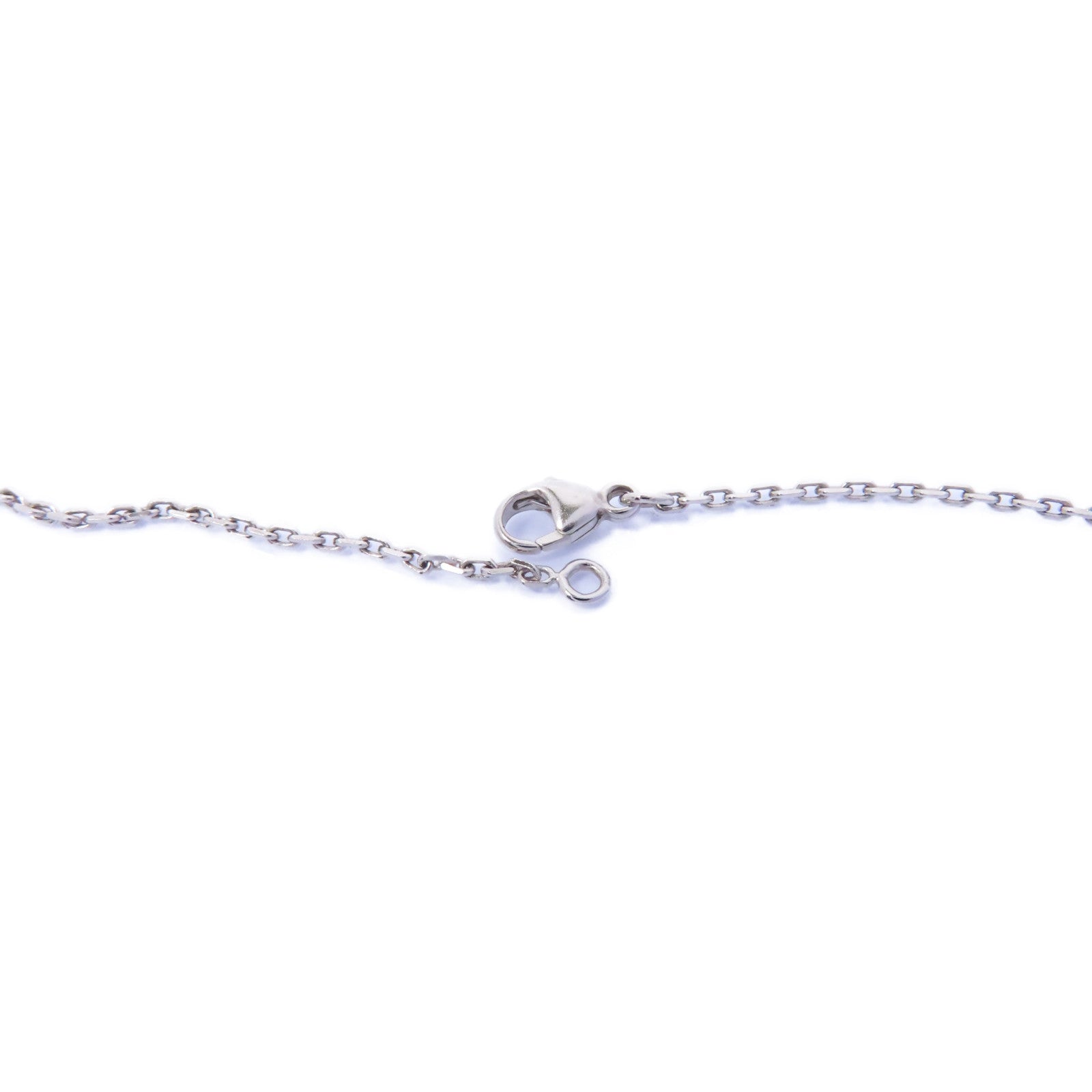 HERMES 金屬Mini Pop H Necklace項鍊白色/銀色