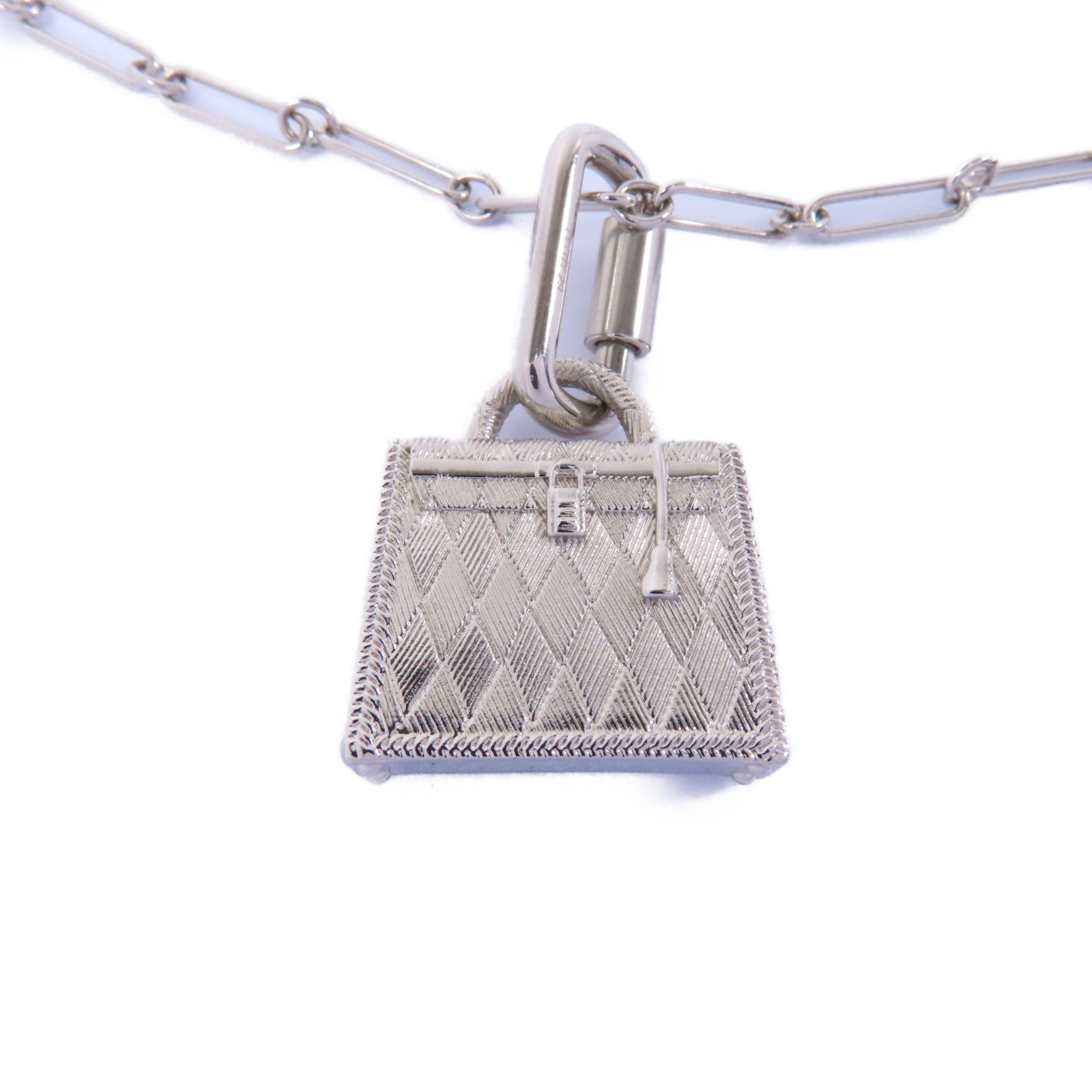 HERMES 【激減優惠】金屬Necklace項鍊銀色