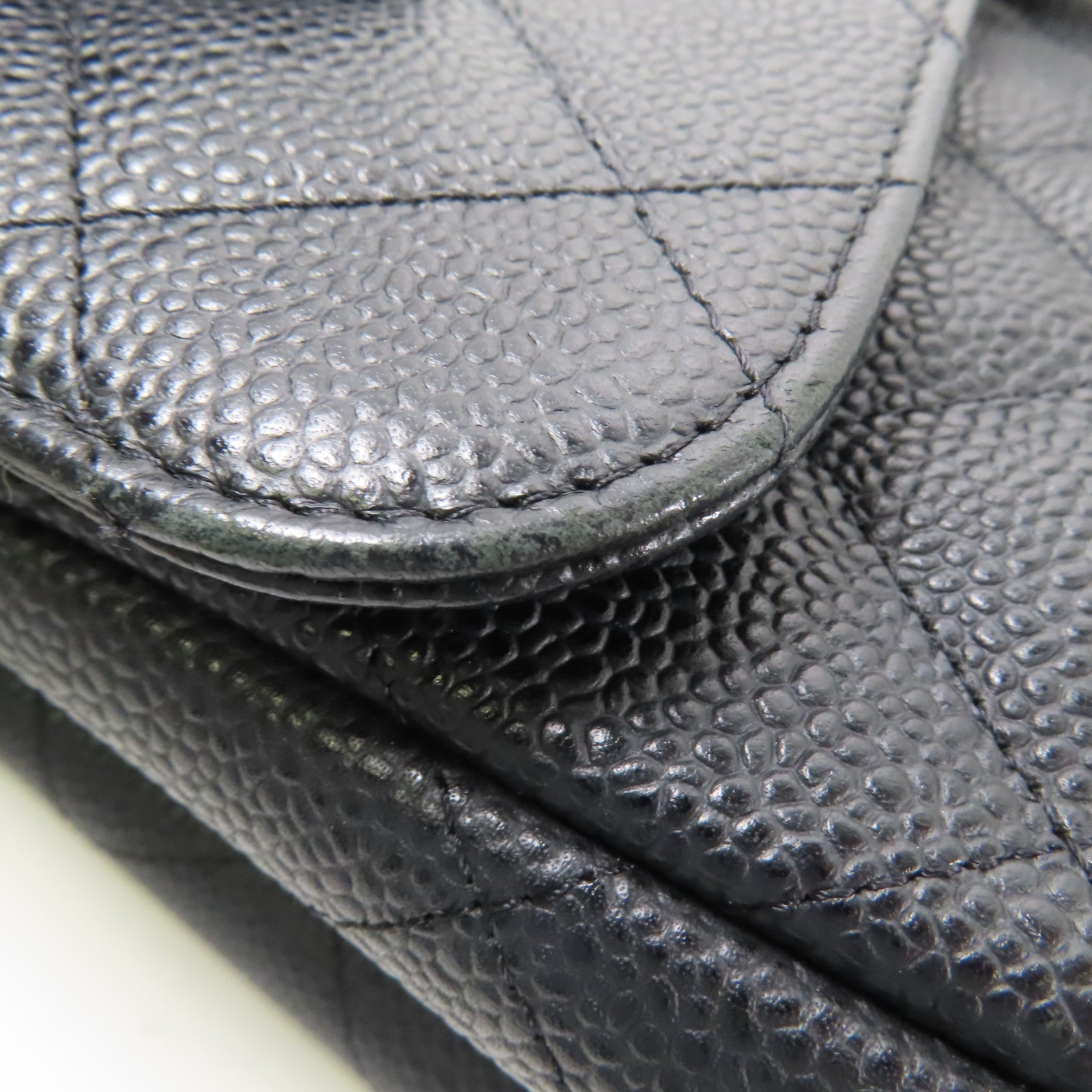 CHANEL CC SHW Large Classic Shoulder Bag A58600 Calfskin Leather