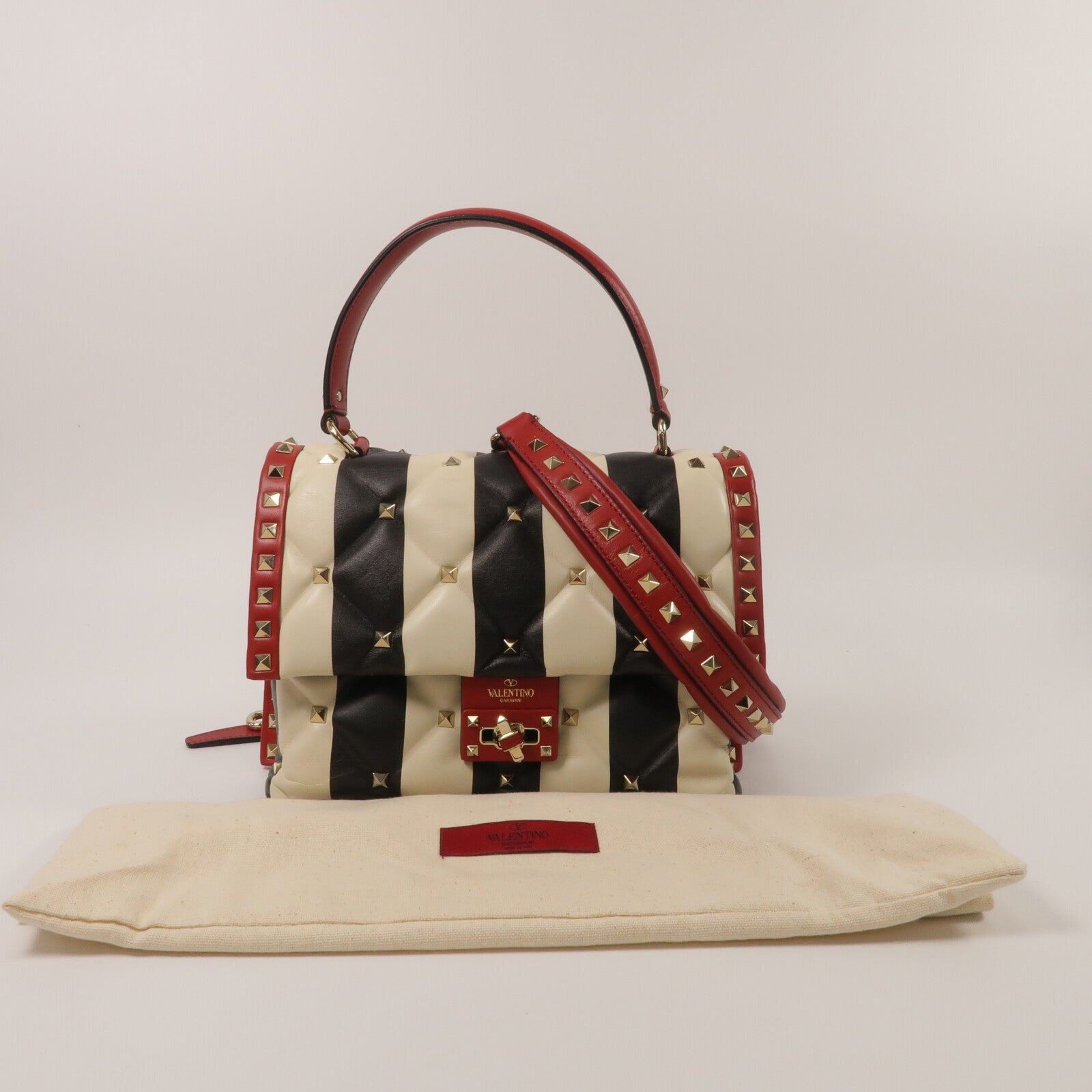 Valentino 牛皮皮革Shoulder Bag手挽肩背兩用袋