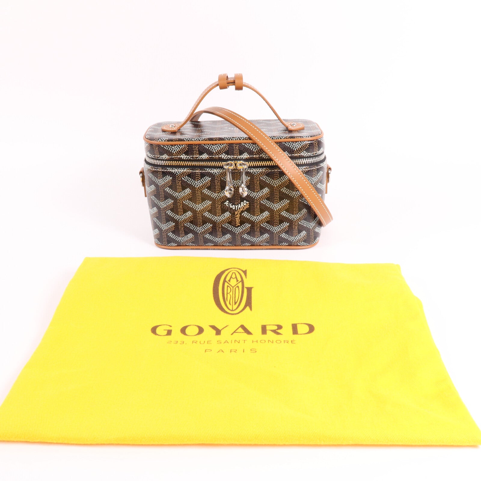 GOYARD 塗層帆布Mini Vanity Case手挽肩背兩用袋