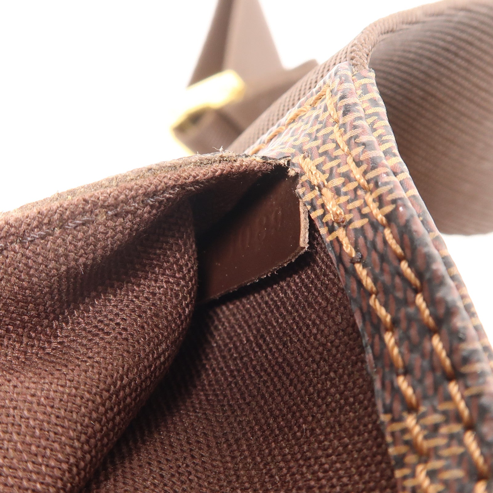 LOUIS VUITTON Damier Geronimos金扣腰包