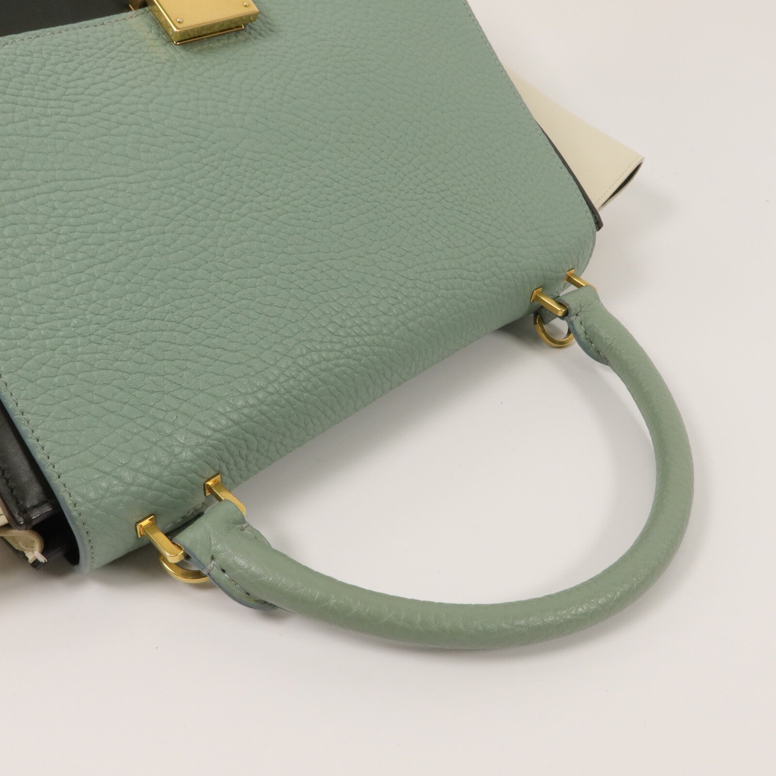 CELINE 牛皮皮革Trapeze Small手挽肩背兩用袋