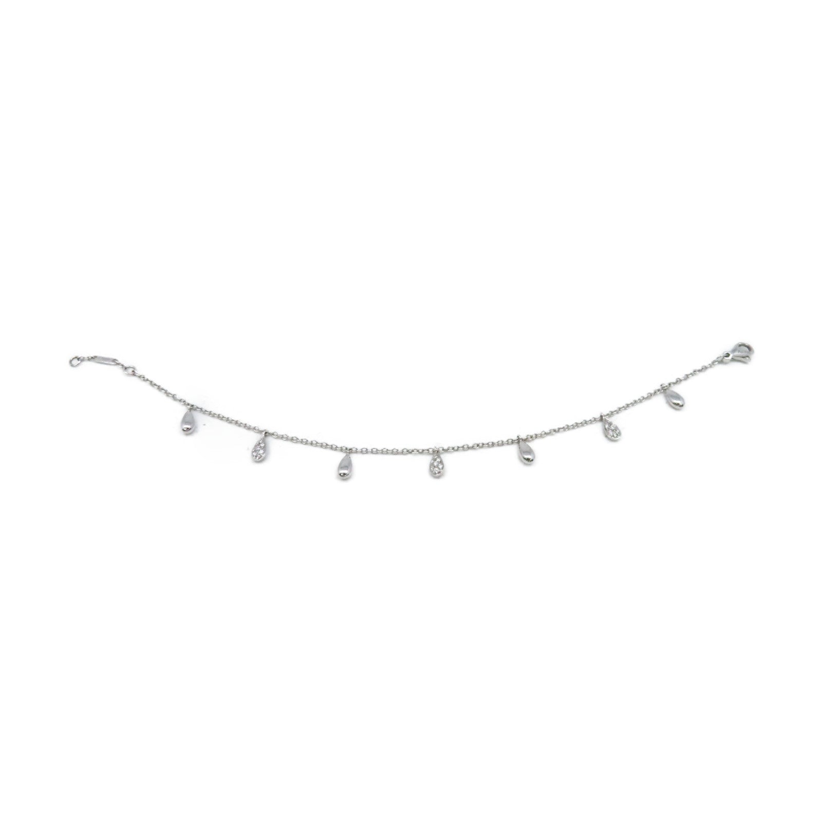 OMEGA 【激減優惠】18K白金/鑽石Diamond Dewdrop Bracelet手鏈
