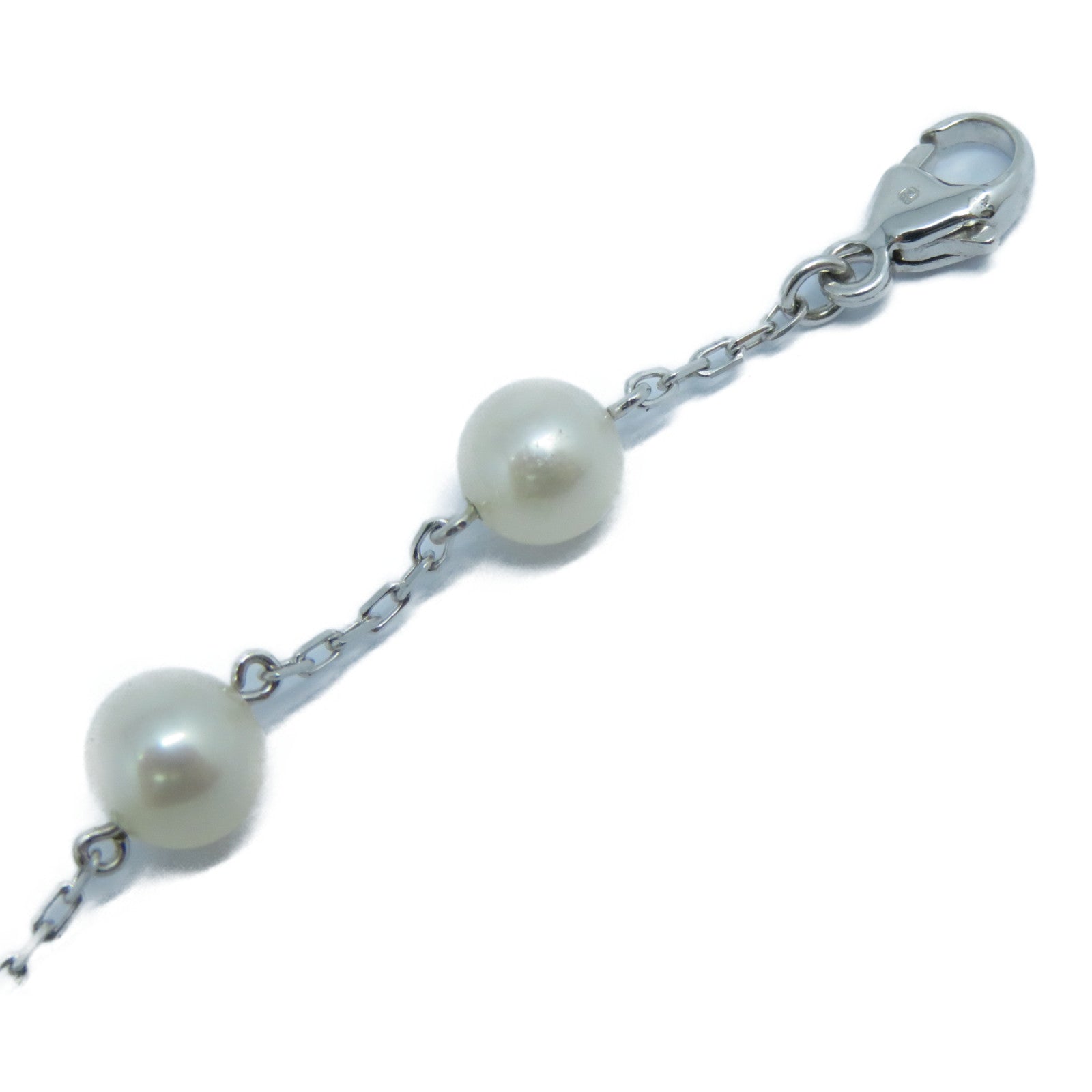 JEWELRY 【激減優惠】18K白金Pearl Bracelet珍珠手鏈銀色/白色