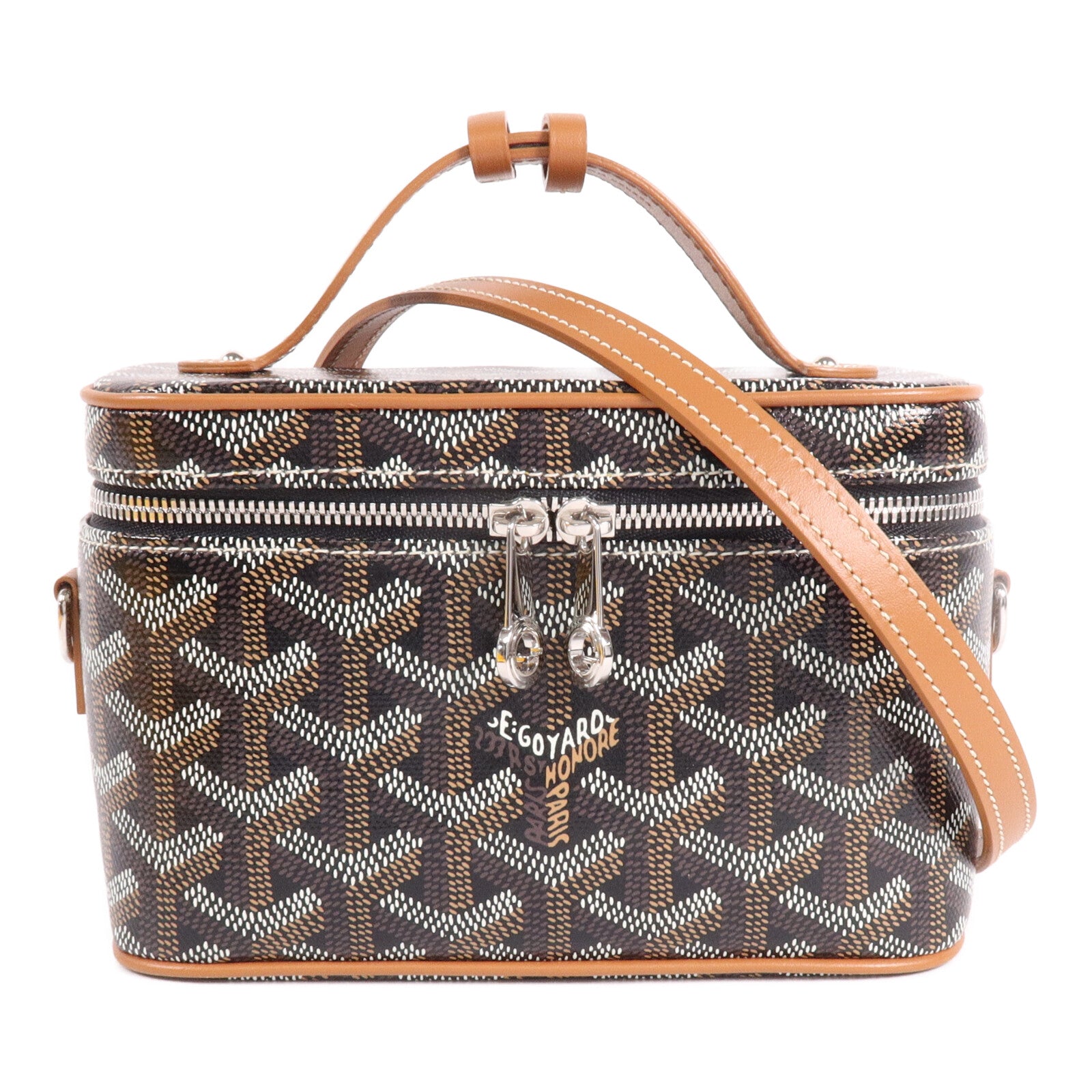 GOYARD 塗層帆布Mini Vanity Case手挽肩背兩用袋