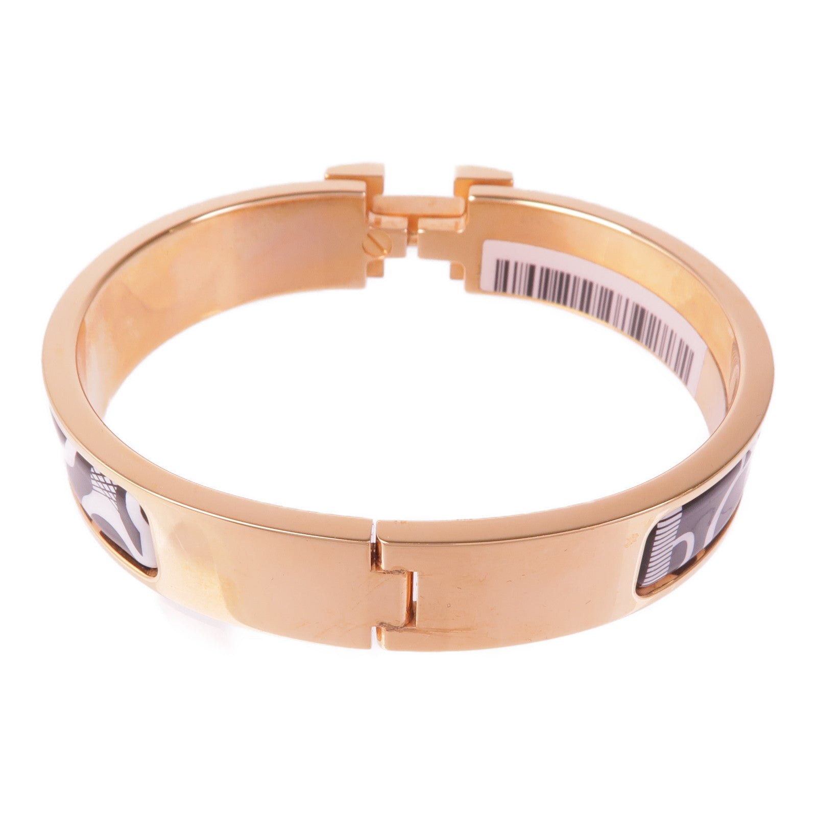 HERMES 金屬/琺瑯Clic-H Bracelet手鐲