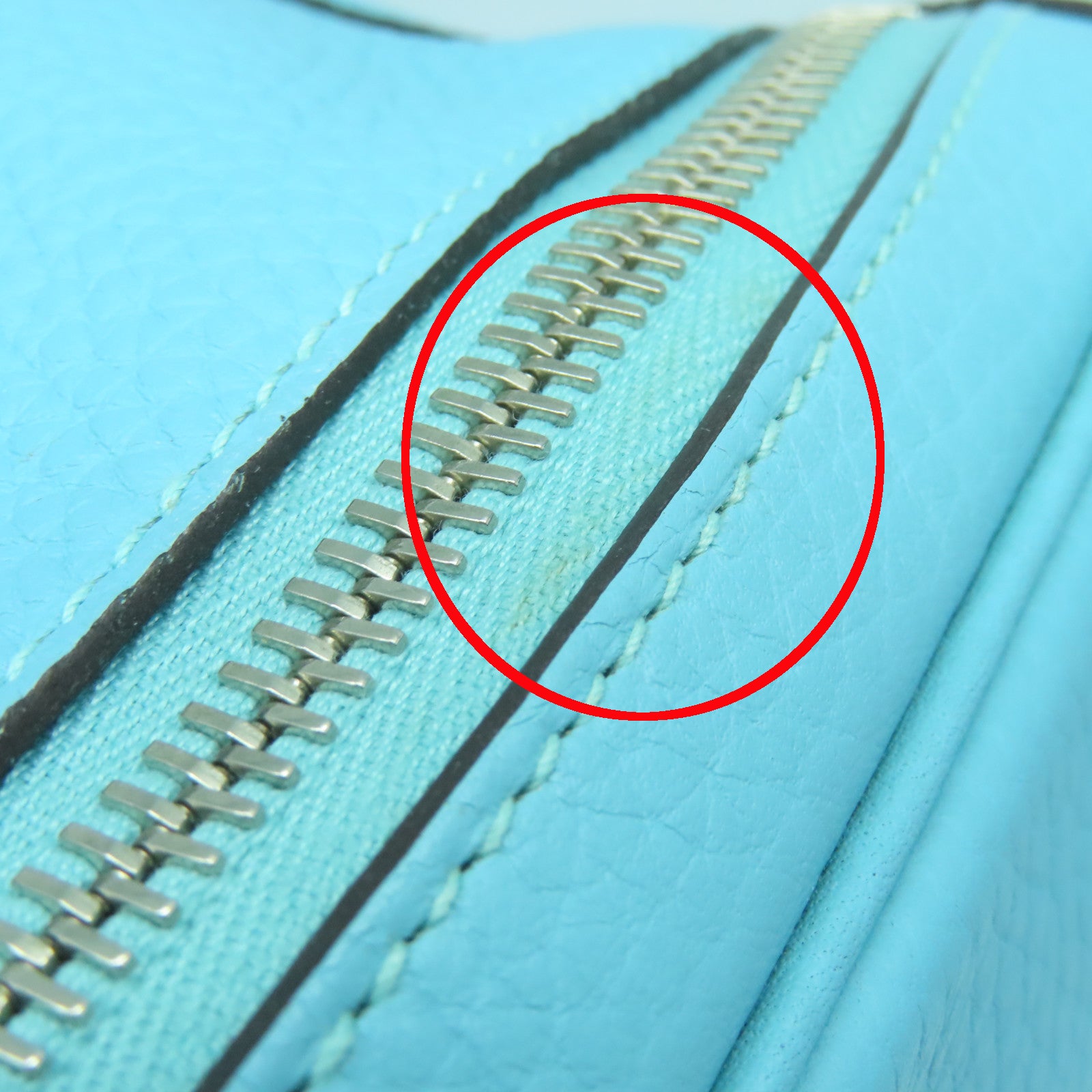 HERMES Clemence皮革Lindy 30银扣手挽肩背两用袋Bleu Atoll蓝色