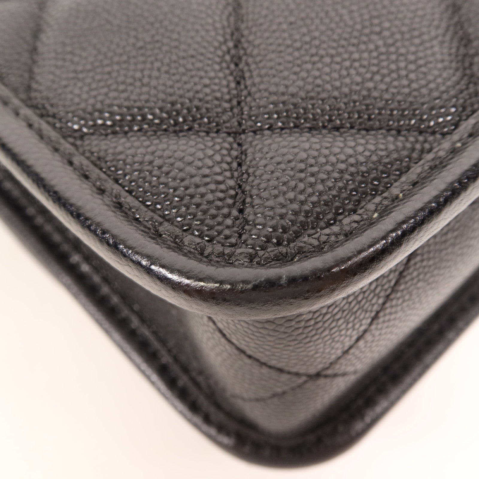 CHANEL 【激減優惠】牛皮皮革Shoulder Bag金扣手挽肩背兩用袋
