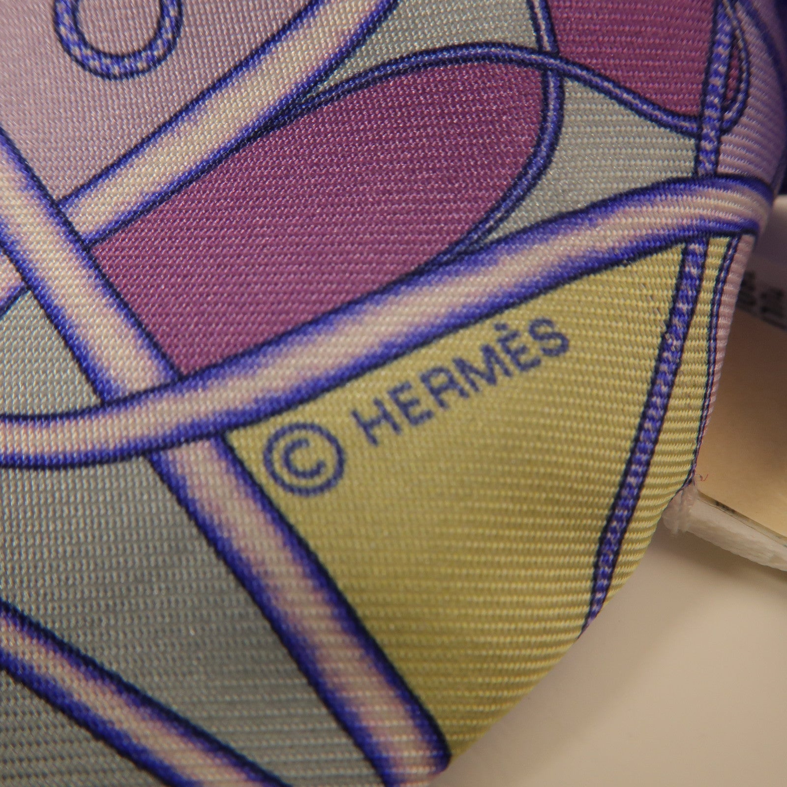 HERMES 絲質Twilly絲巾