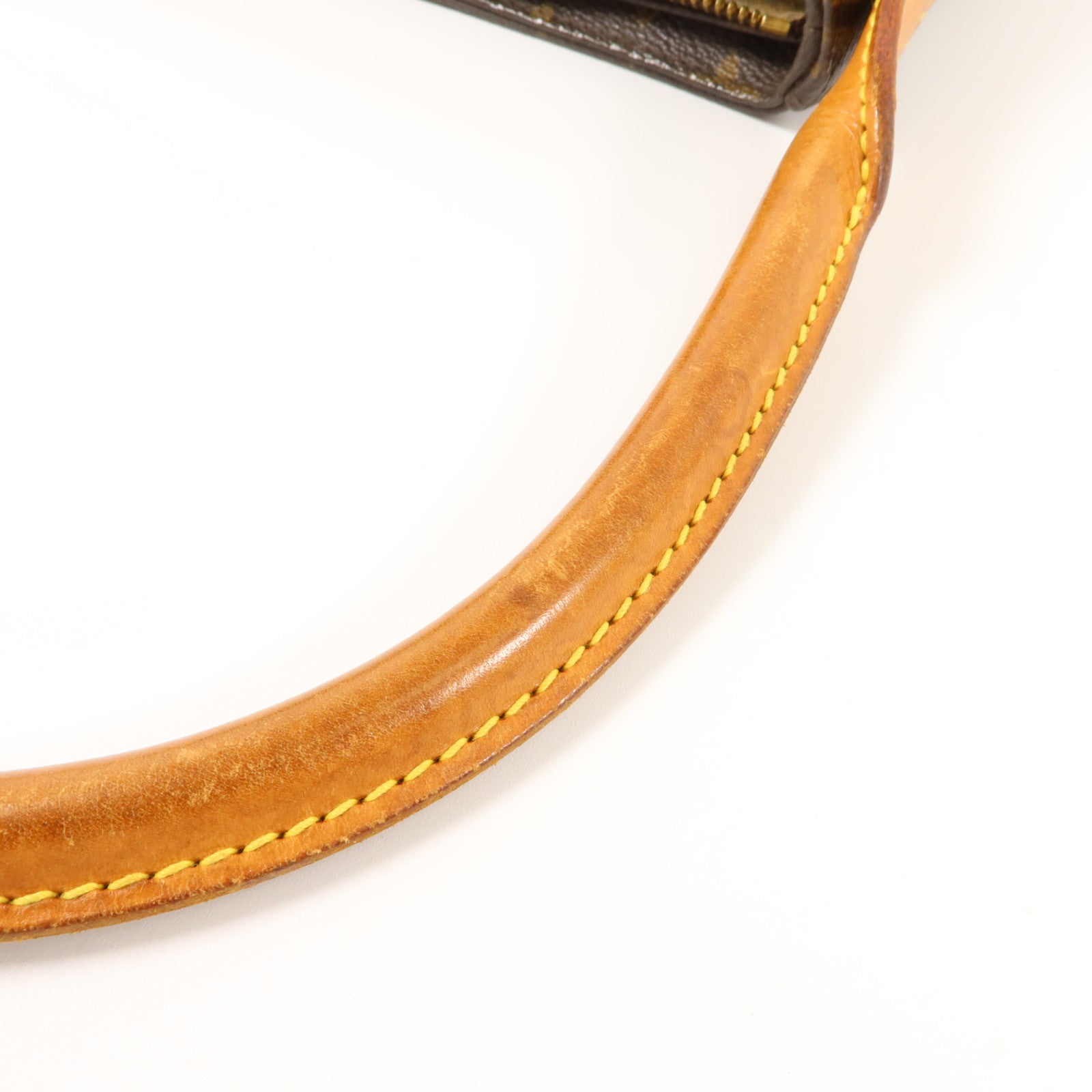 LOUIS VUITTON Monogram Looping MM金扣肩背袋棕色