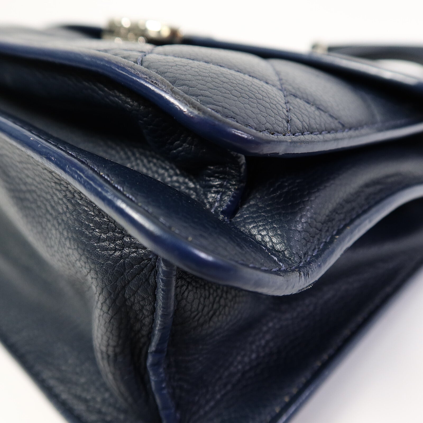 CHANEL 牛皮皮革Chain Shoulder鏈帶手挽肩背兩用袋