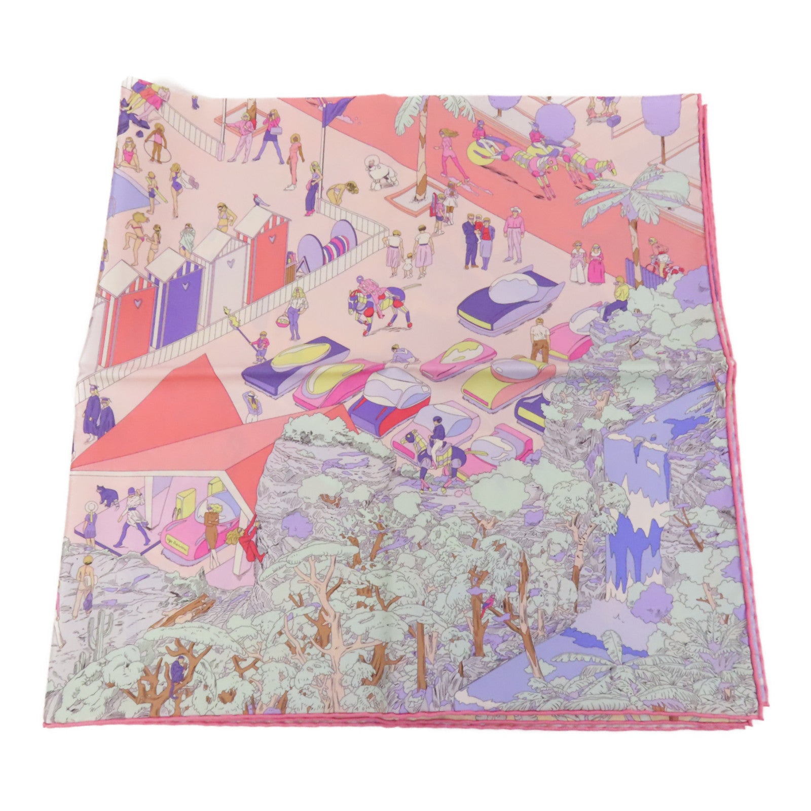 HERMES 絲質Scarf 90X90絲巾