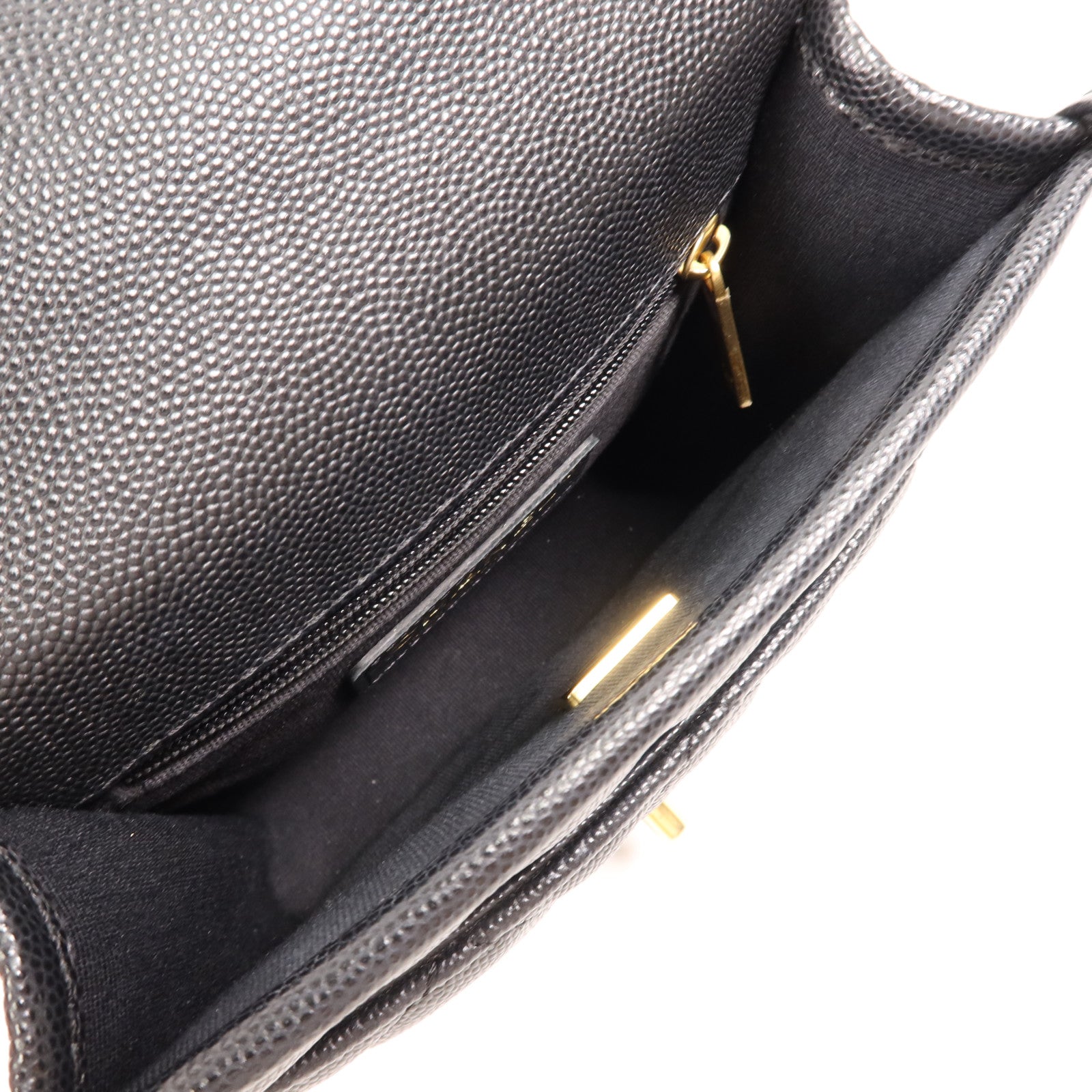 CHANEL 【激減優惠】牛皮皮革Shoulder Bag金扣手挽肩背兩用袋